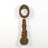 Comtoise-Uhr mit gro&#223;em Zierpendel