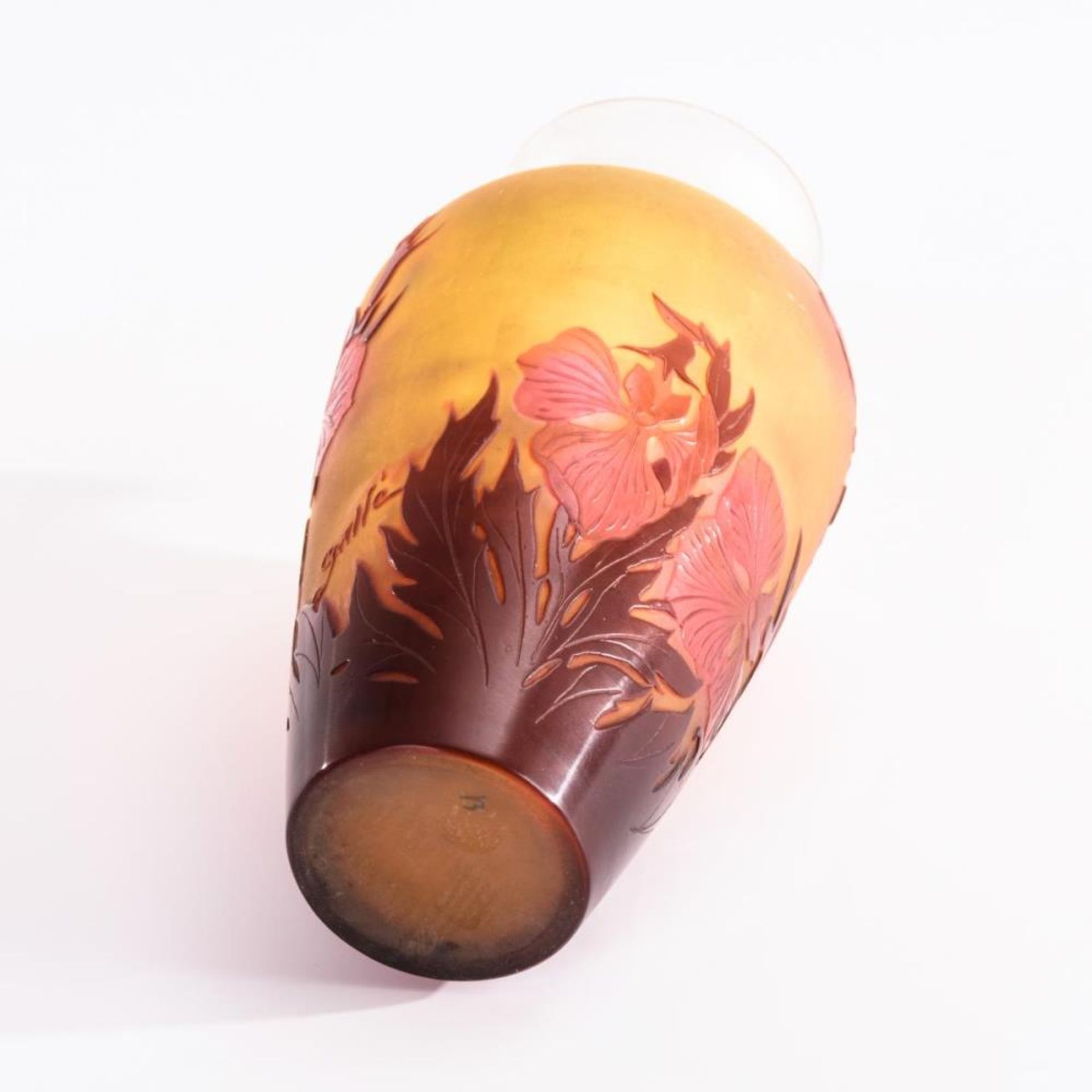 Jugendstil-Vase mit Blumendekor - Image 3 of 5