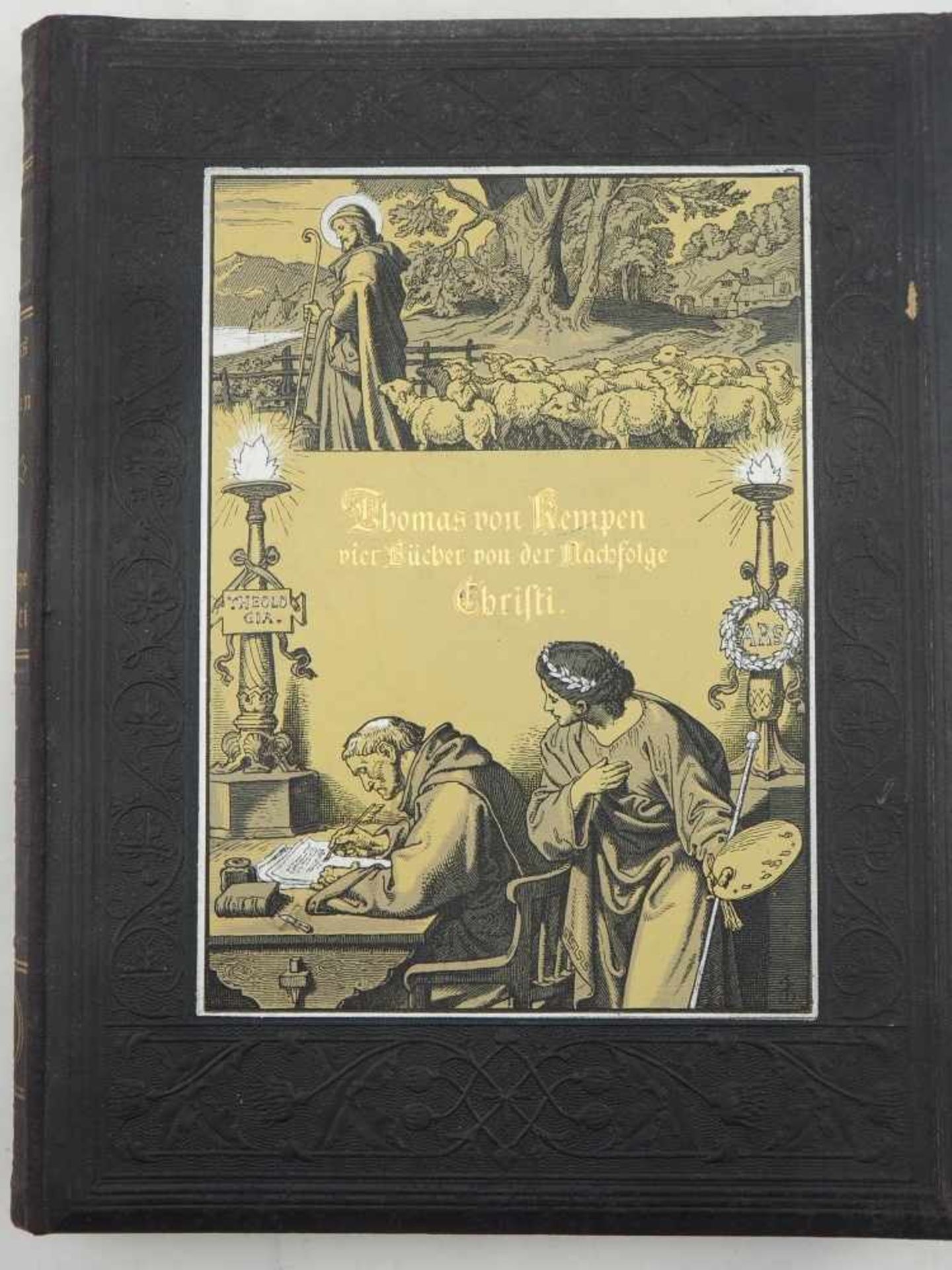 Buch: Thomas von Kempen - Vier Bücher von der Nachfolge Christi 1893Mit original Zeichnungen von