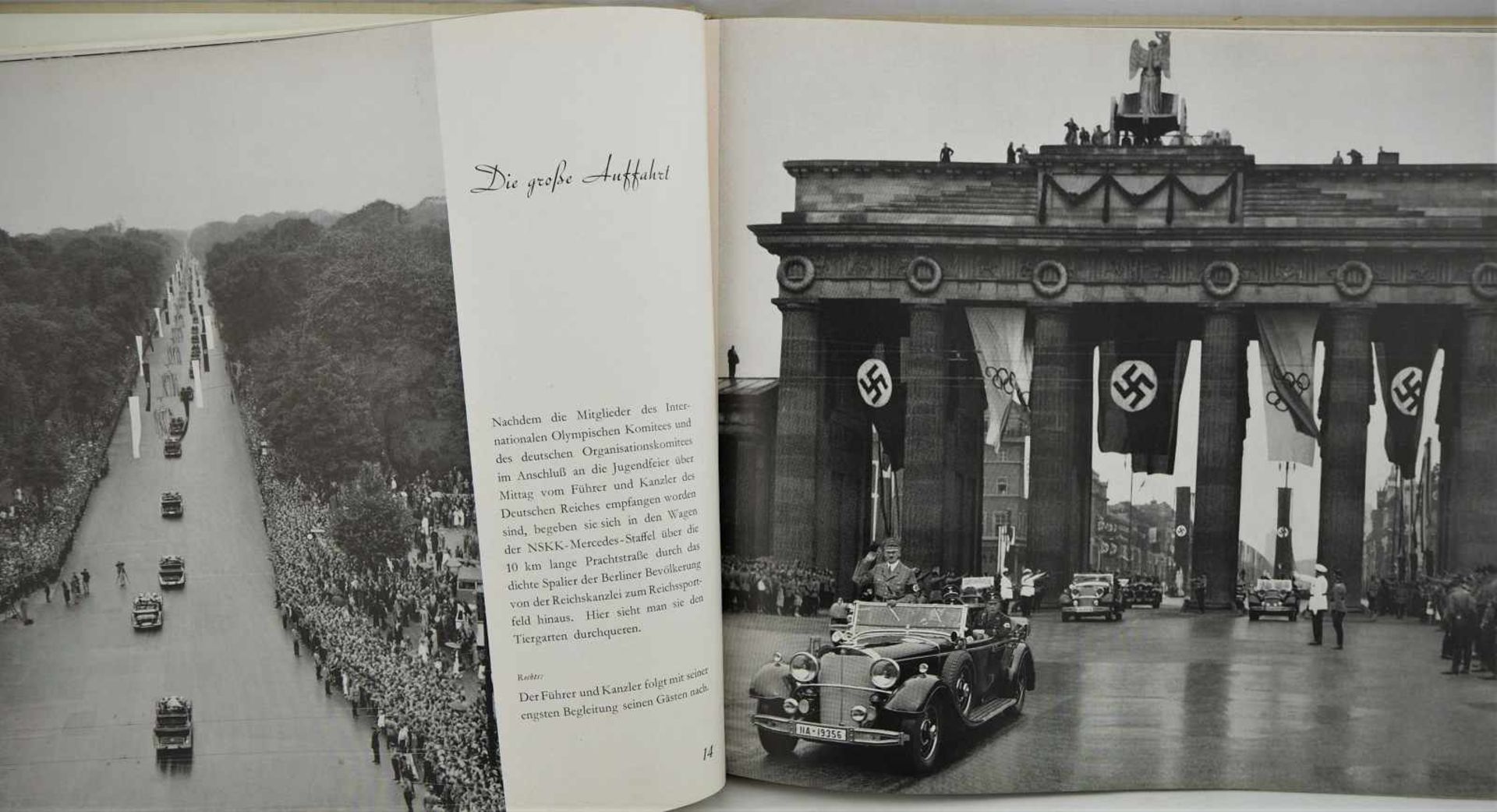 Buch "Olympische Spiele Berlin 1936"Vorkriegskatalog der Olympischen Spiele Berlin 1936 mit - Bild 3 aus 3