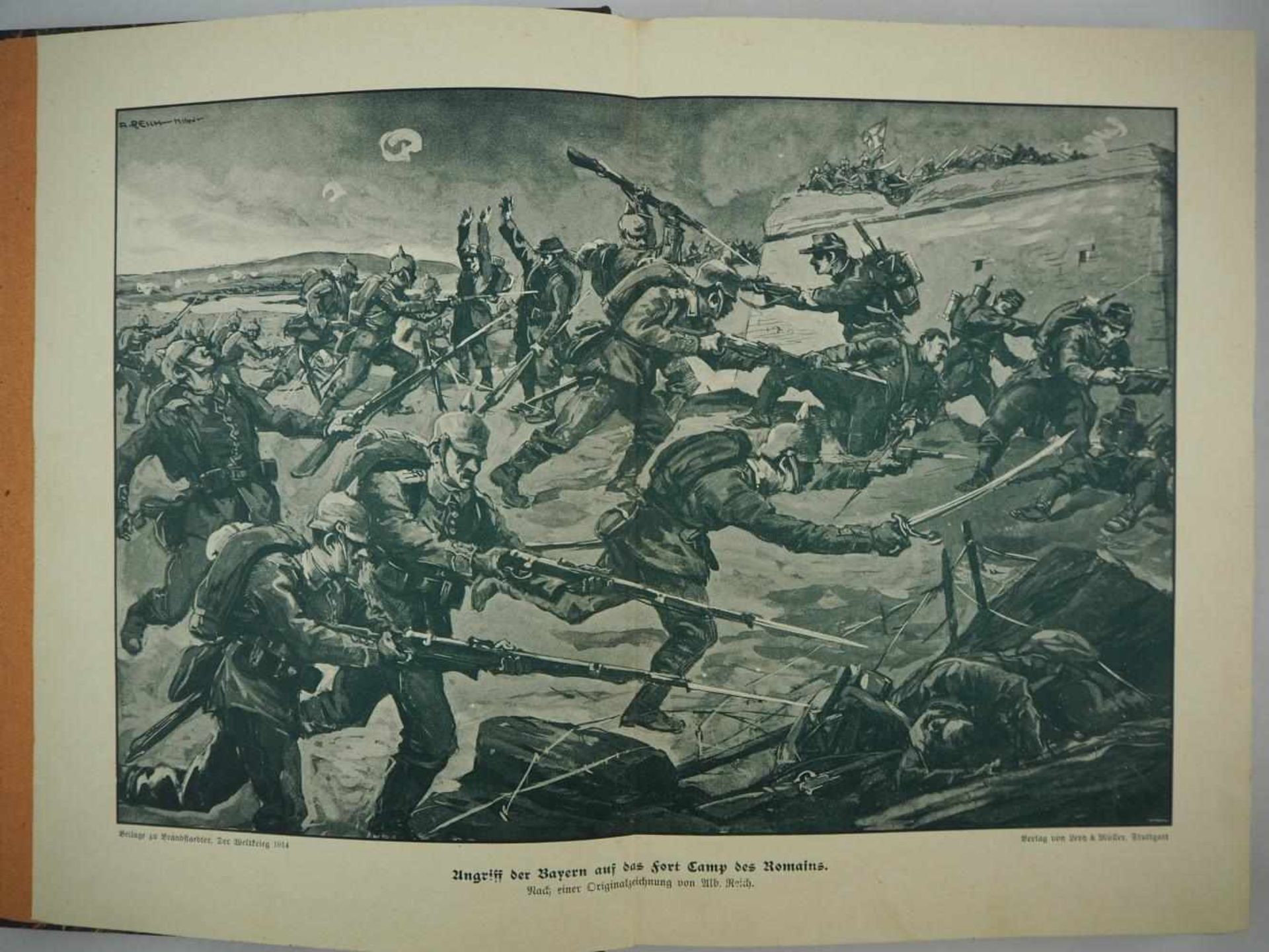 Buch, "Der Weltkrieg 1914/15"Verlag: Lern & Müller Stuttgart, mit zahlreichen Illustrationen, Format - Bild 2 aus 3