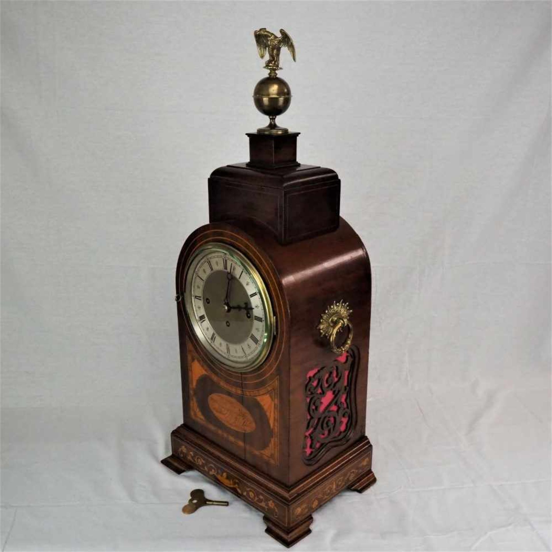 Hochfeine viktorianische Sturzuhr, um 1860Schweres, großes Uhrwerk (wohl Winterhalder & Hofmeier),