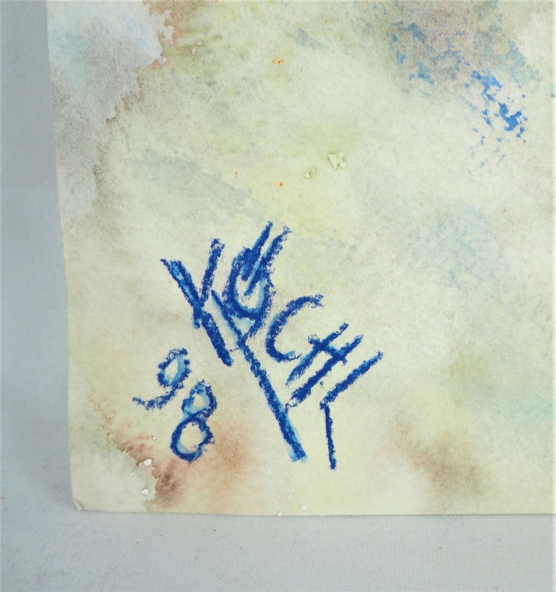 Alois Köchl (*1951, Klagenfurt) - 3 Stück AquarelleAnsicht Kloster Reutberg 1989, abstra - Bild 3 aus 7