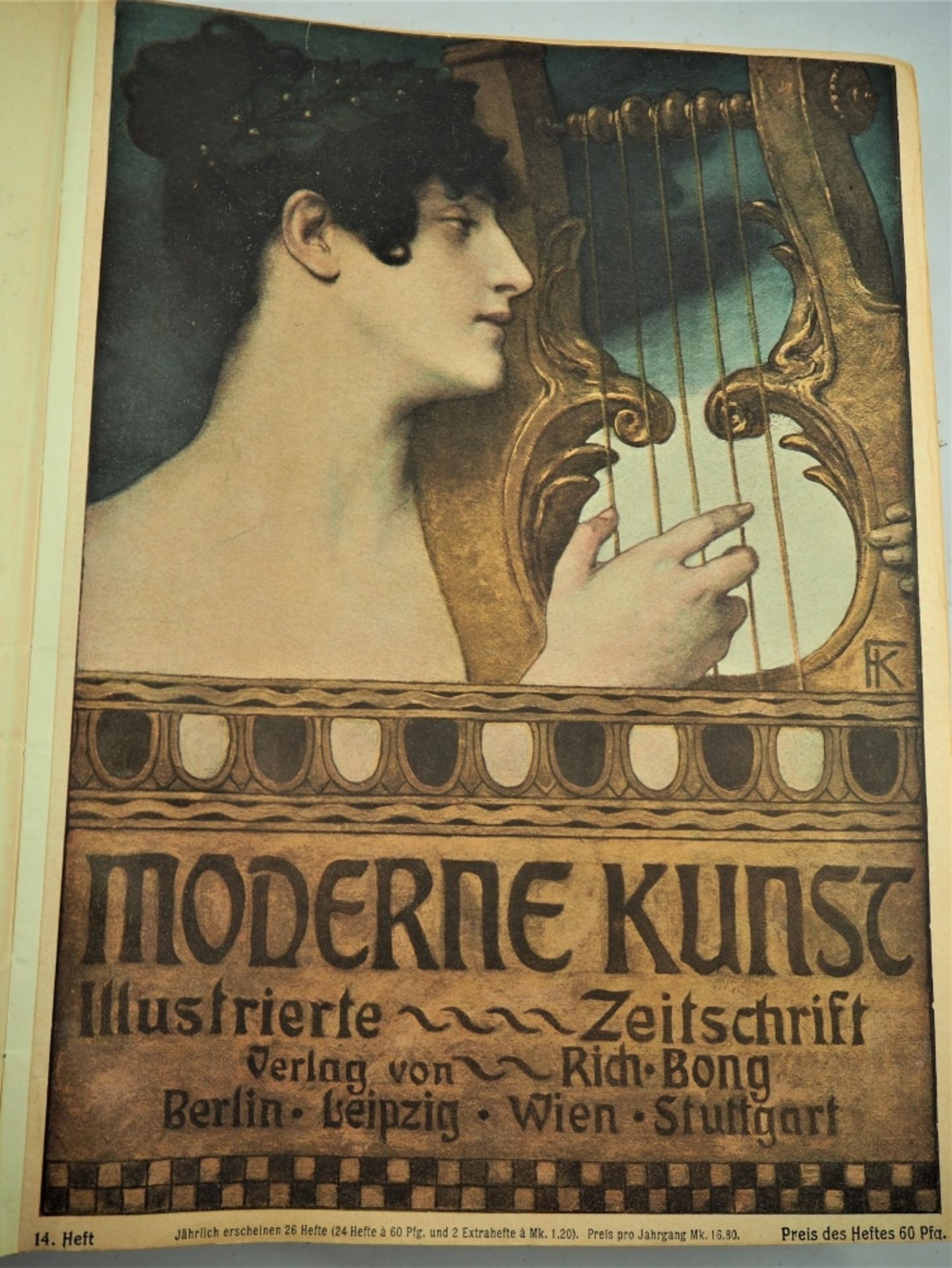 Moderne Kunst in Meister-Holzschnitte, zwei BänderAus dem Berliner Verlag "Rich.Bong.", - Bild 2 aus 4