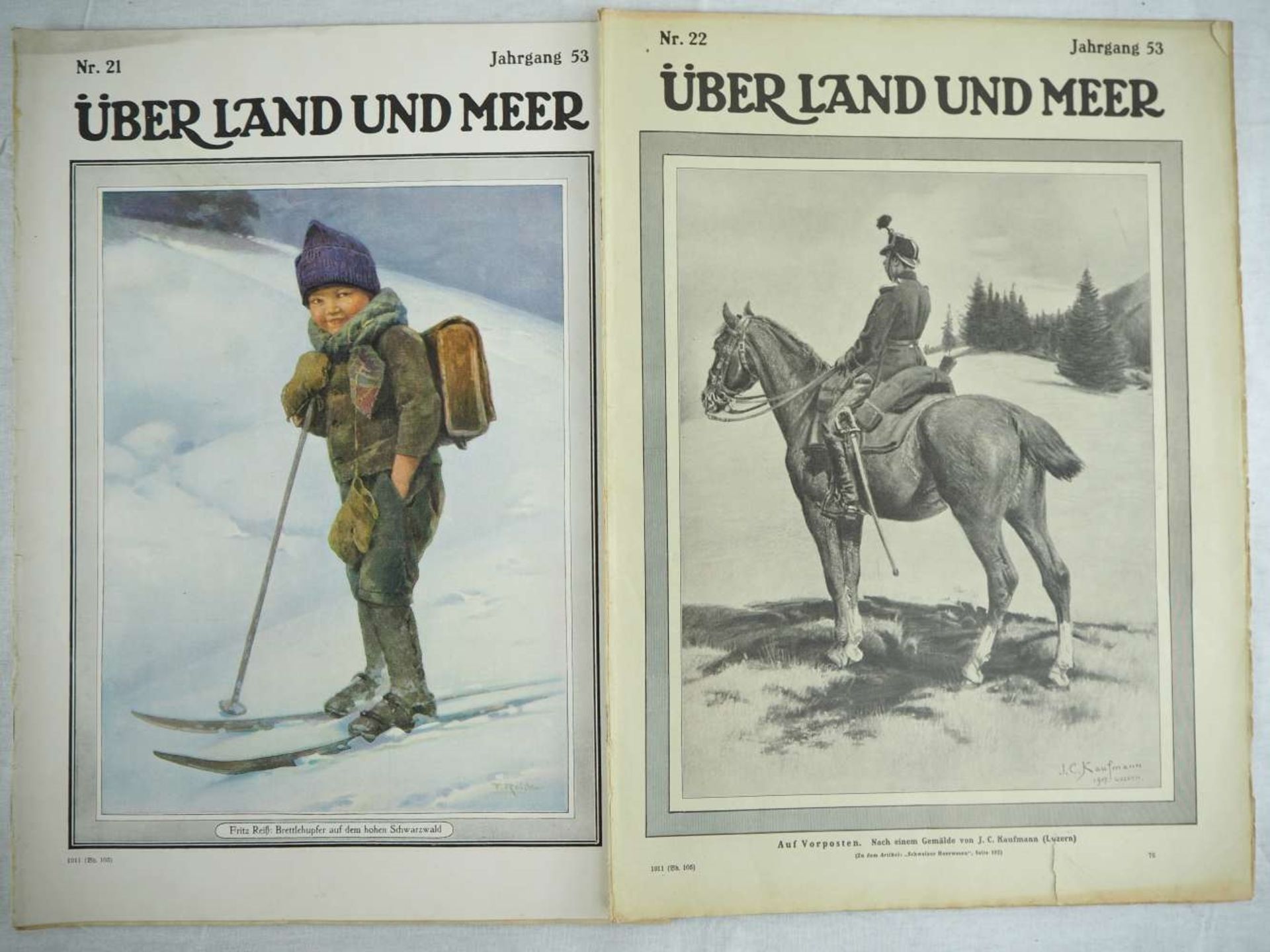 Konvolut Zeitschriften "Über Land und Meer"Insgesamt ca. 20 Zeitschriften "Über Land und - Bild 5 aus 12