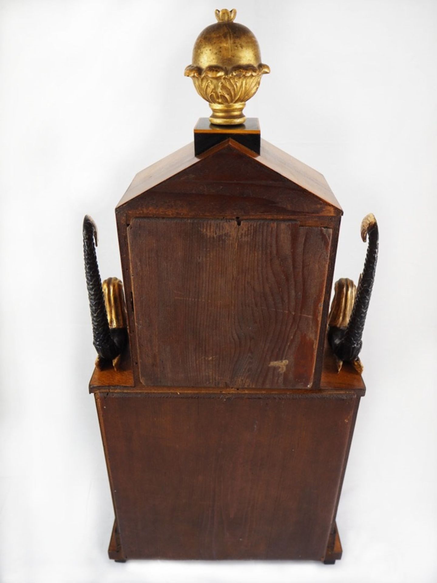 Klassizistische Portaluhr - Hausherrenuhr um 1800.Hochwertige große Stockuhr/Kaminuhr im - Bild 6 aus 18