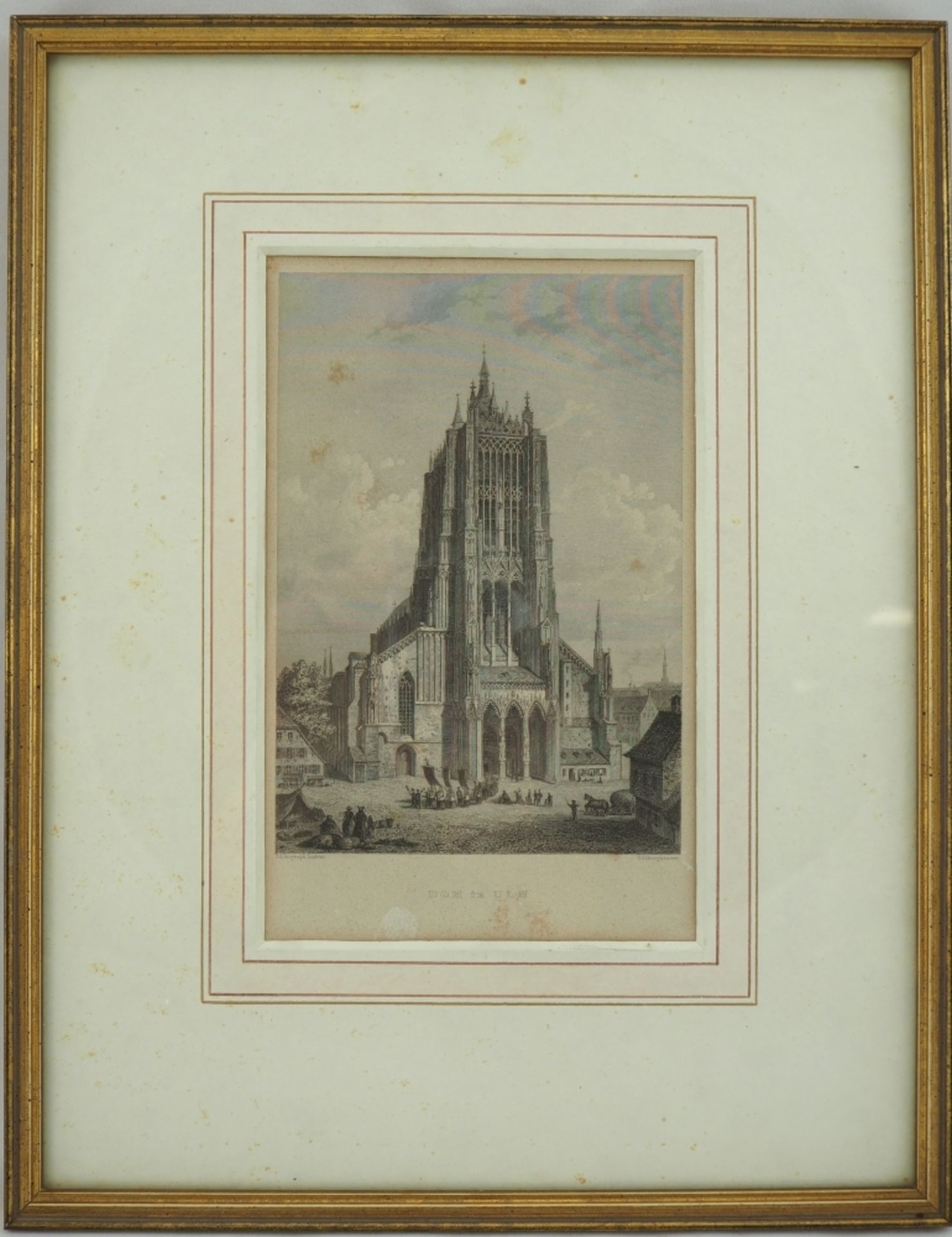 Stich Ulmer Münster um 1700 - Bild 2 aus 2