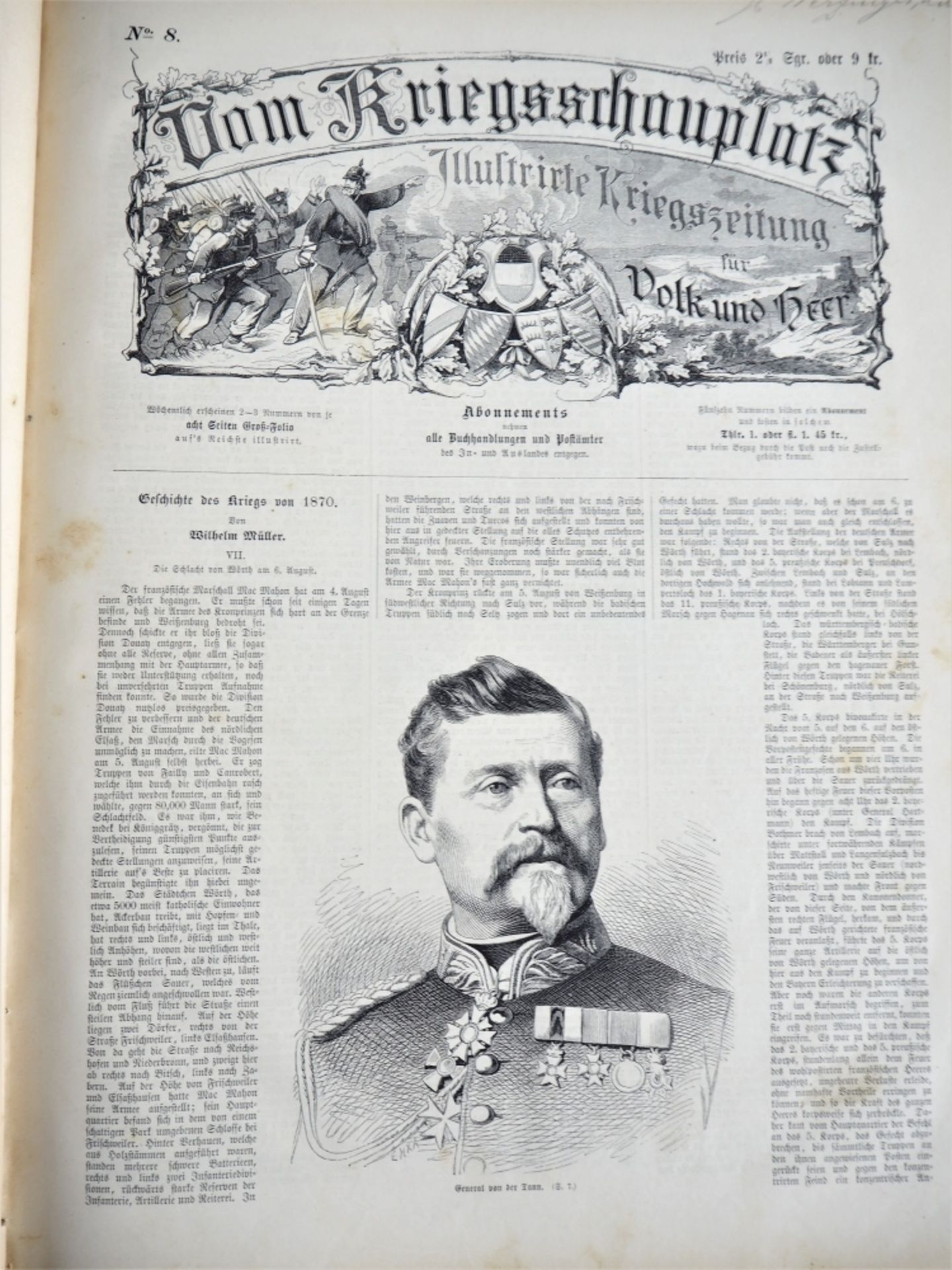 Gebundene Zeitschriften, 1870er Jahre, 3 Bändeeinmal "Illustrierte Welt", einmal "Illust - Bild 6 aus 9