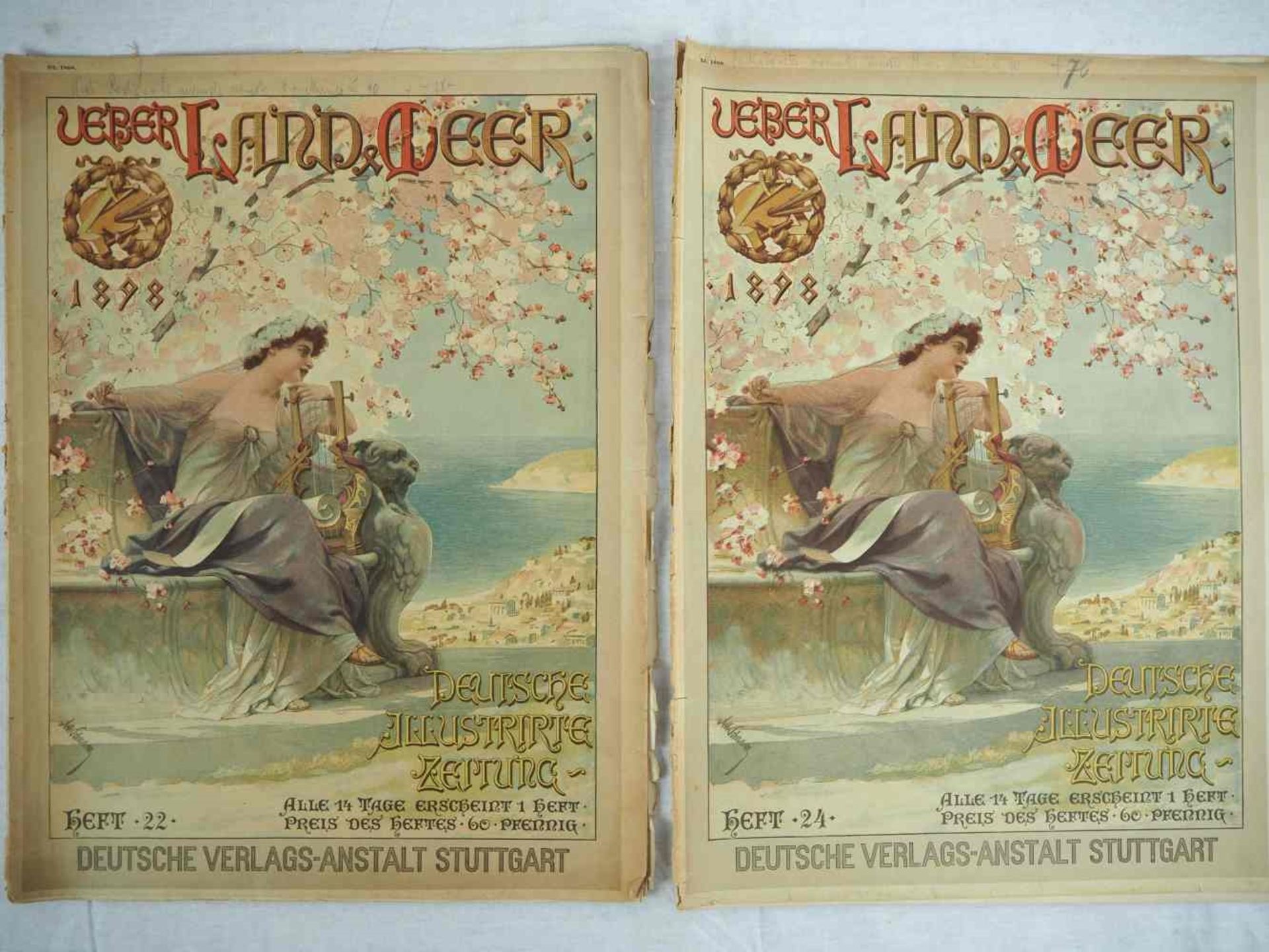 Konvolut Zeitschriften "Über Land und Meer"Insgesamt ca. 20 Zeitschriften "Über Land und - Bild 6 aus 12