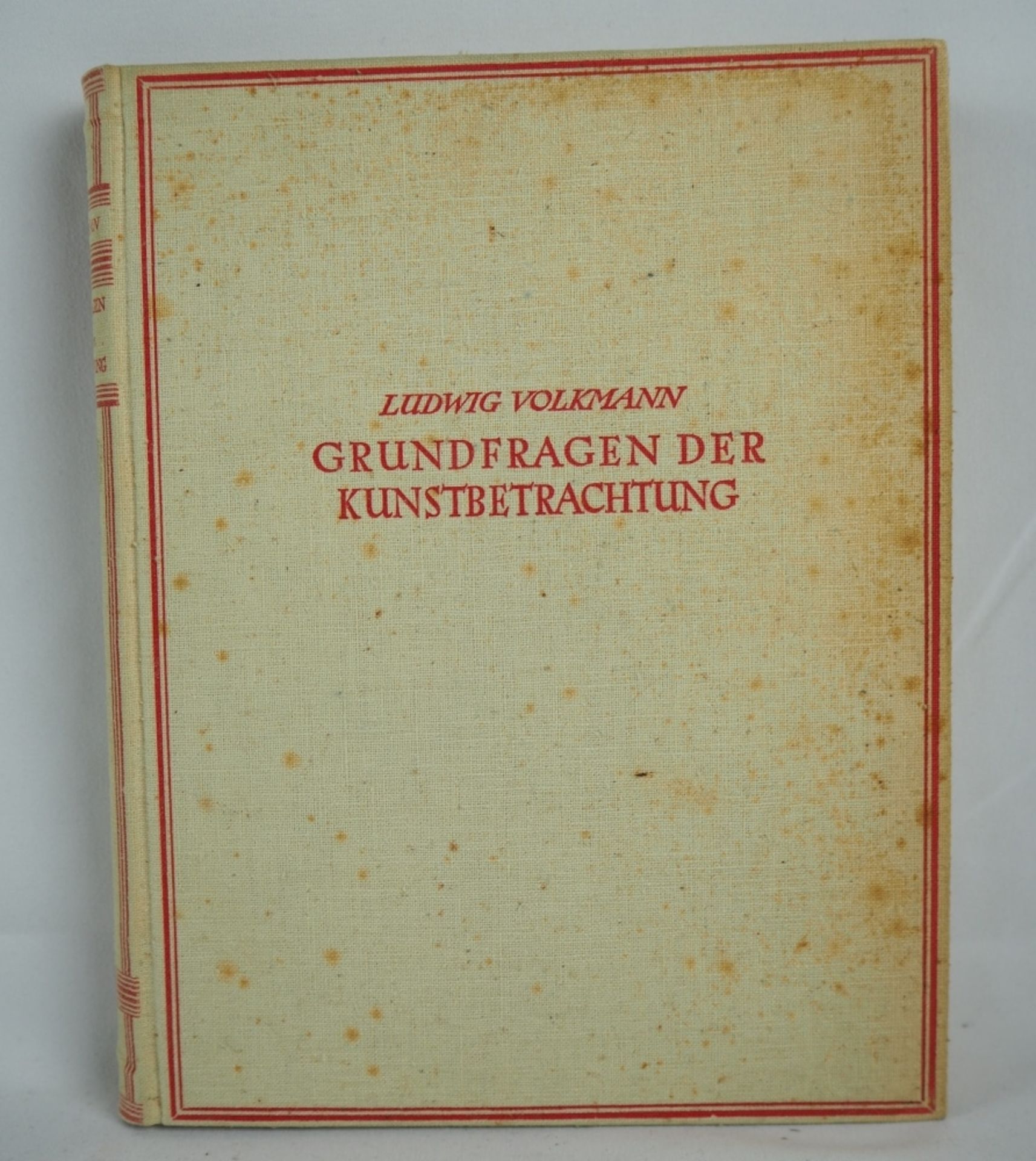 Konvolut Kunstliteratur"Grundfragen der Kunstbetrachtung, 1925, Ludwig Volkmann", "Europ - Bild 5 aus 5