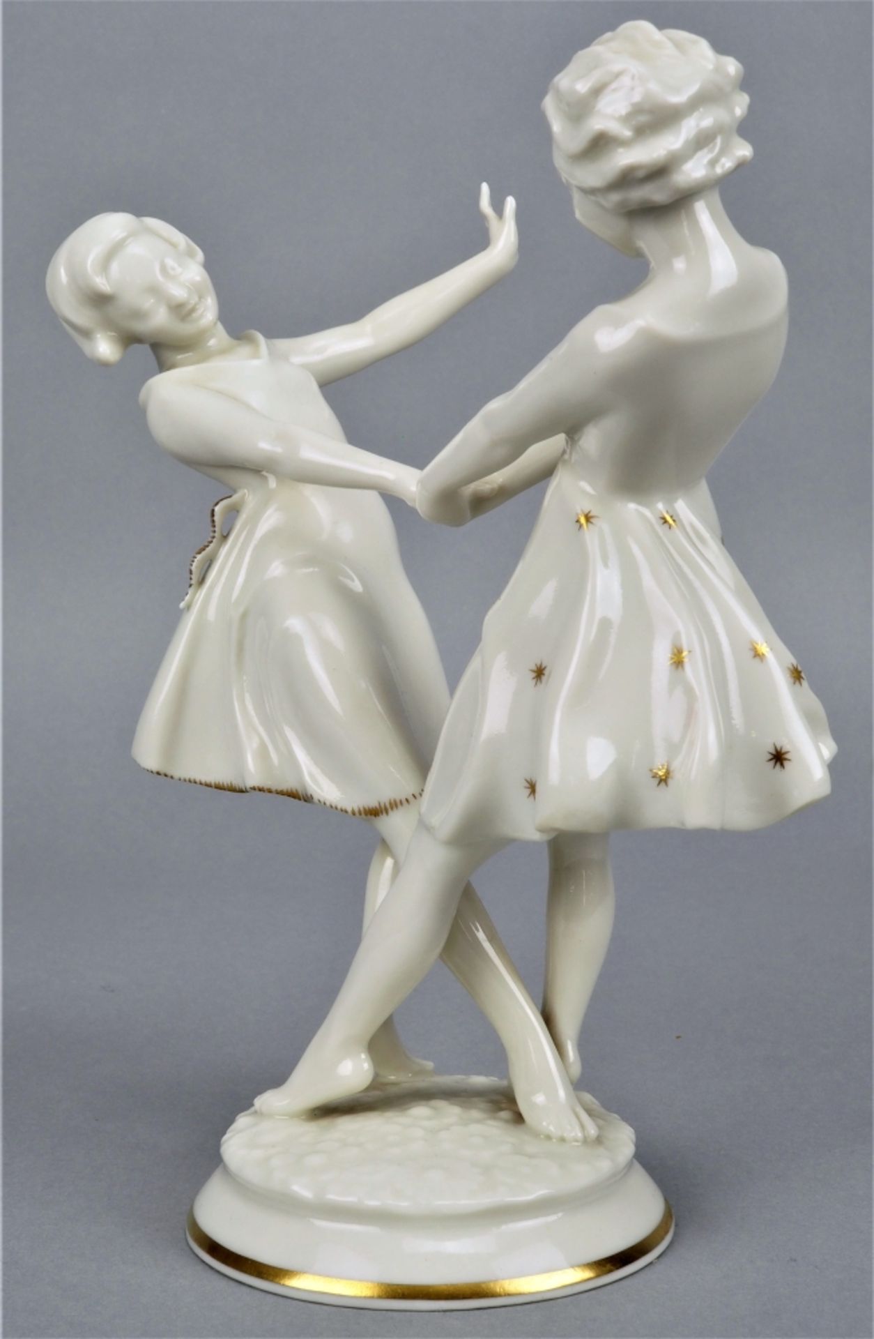 Tanzende Mädchen, Hutschenreuther, 30er Jahre - Bild 2 aus 5
