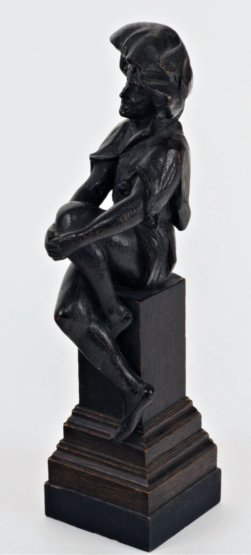 Holz-Skulptur Narr - Bild 2 aus 4