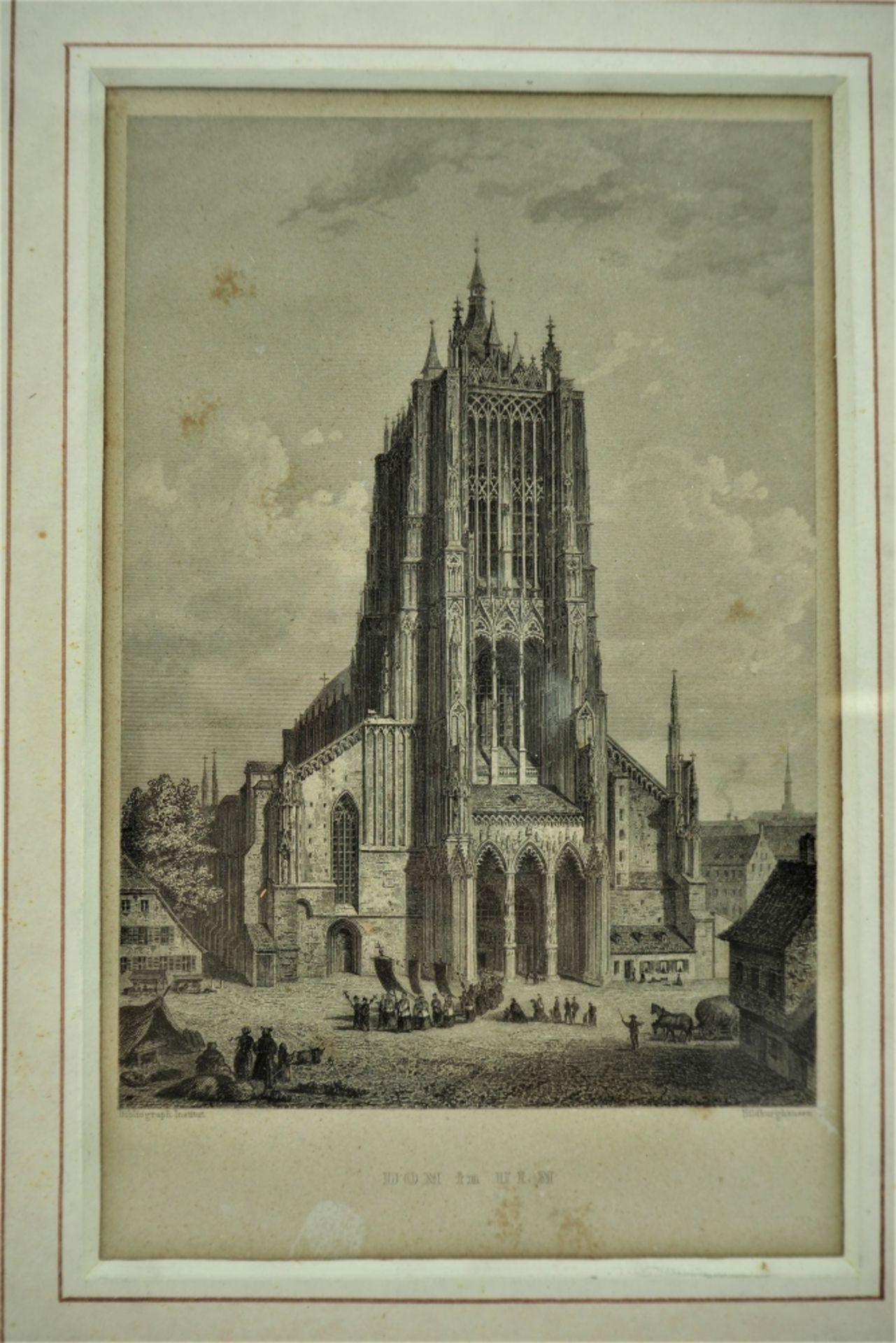 Stich Ulmer Münster um 1700