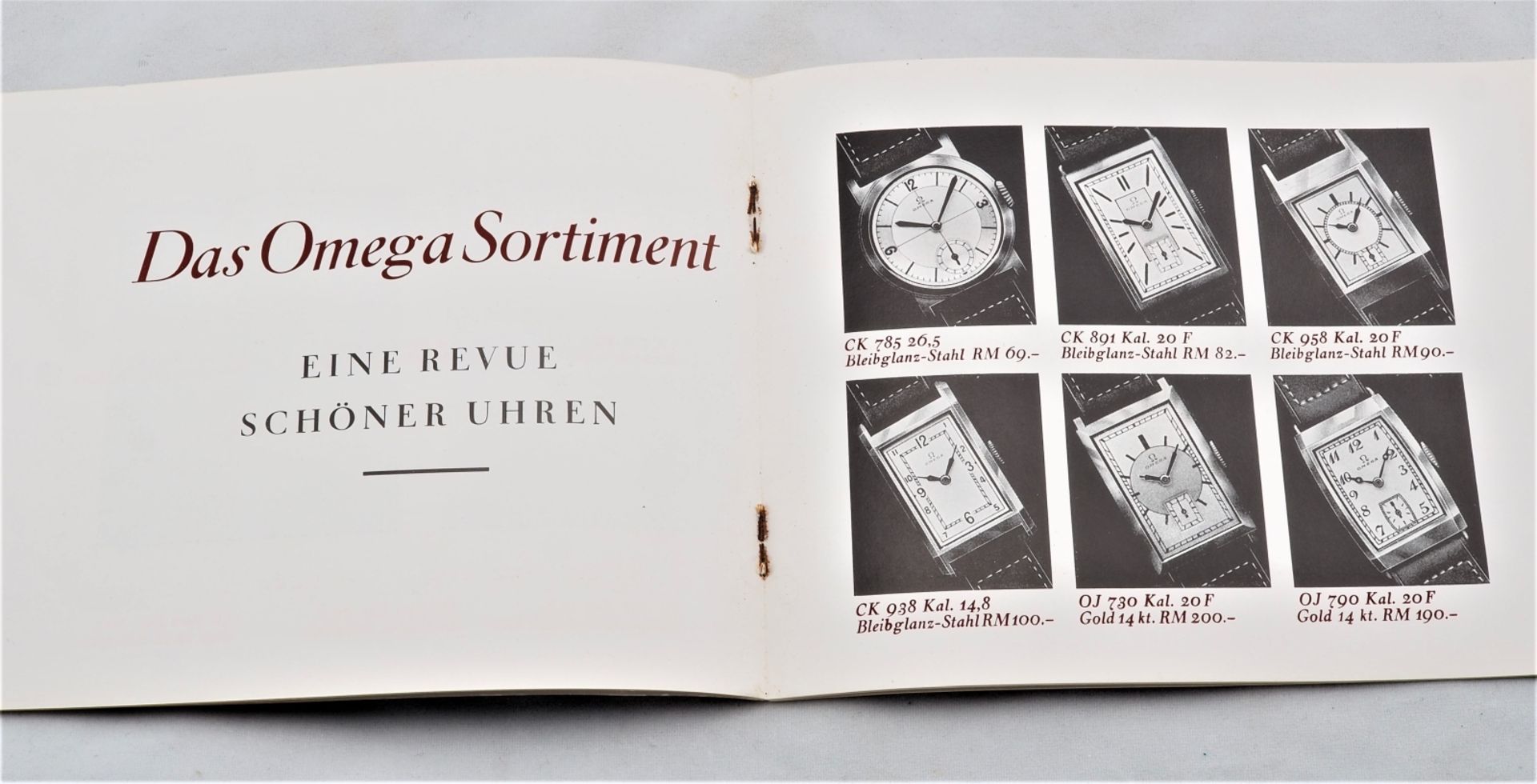 Omega Uhren Originalkatalog/Präsentations Büchlein, 20/30er Jahre - Bild 3 aus 5