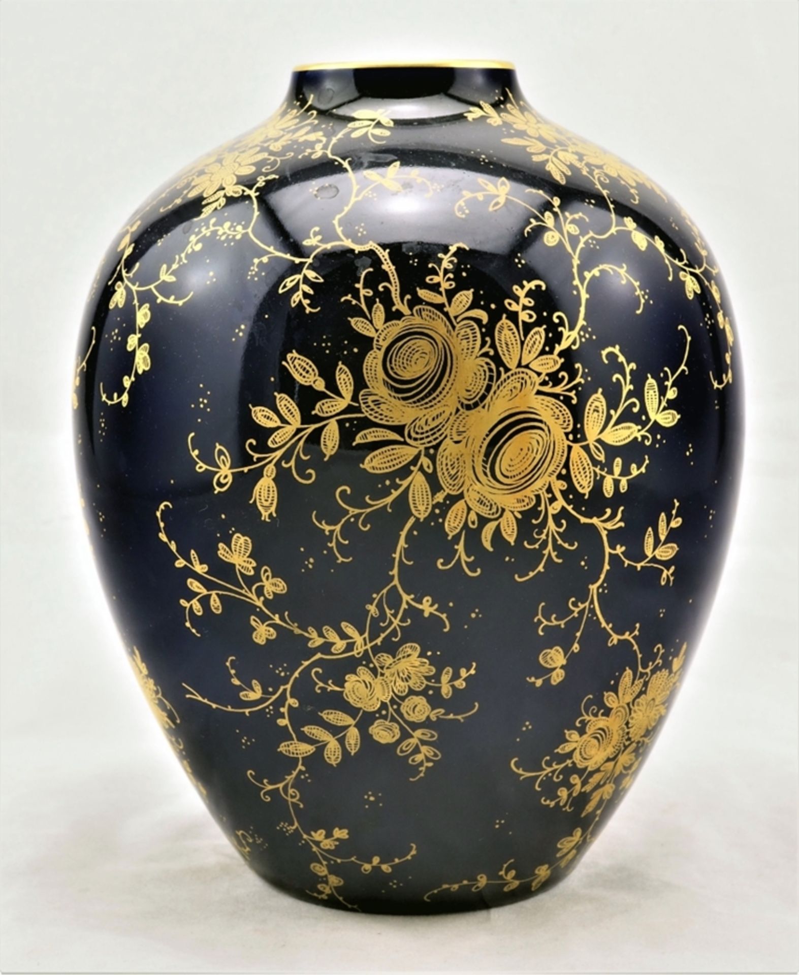 Vase Kobaltblau, 50er Jahre