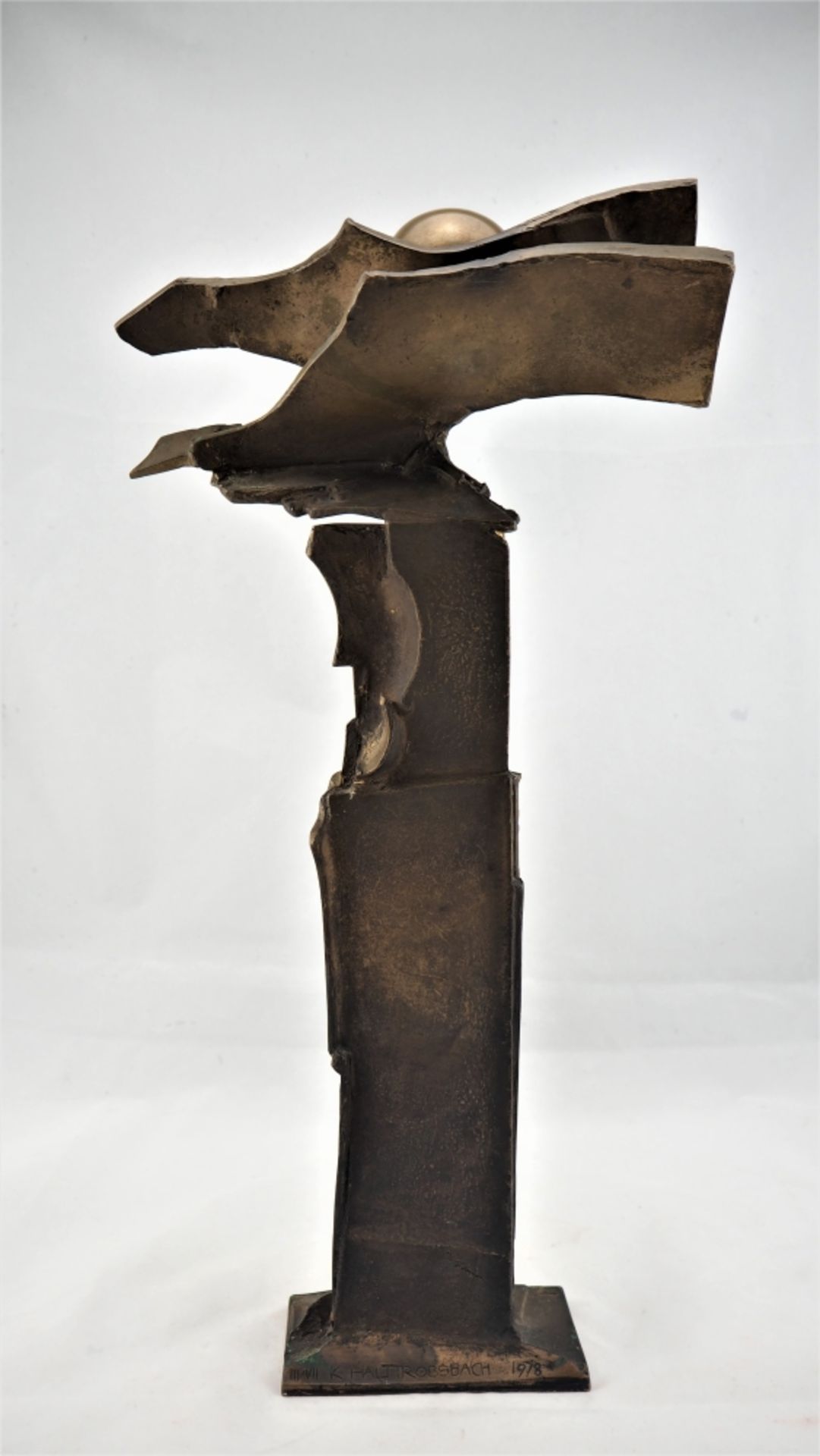 Karl Halt Trossbach (1941 - 2018, Berlin) - abstrakte Bronze Skulptur - Bild 3 aus 6