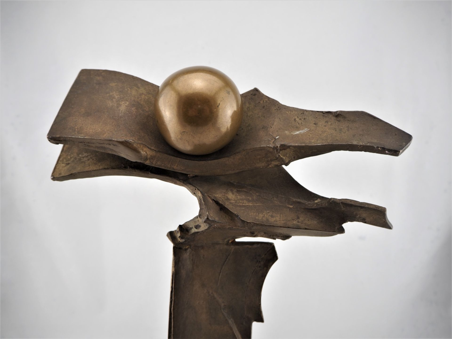 Karl Halt Trossbach (1941 - 2018, Berlin) - abstrakte Bronze Skulptur - Bild 5 aus 6