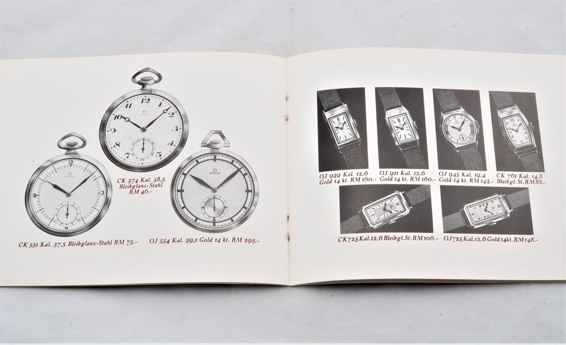 Omega Uhren Originalkatalog/Präsentations Büchlein, 20/30er Jahre - Bild 4 aus 5