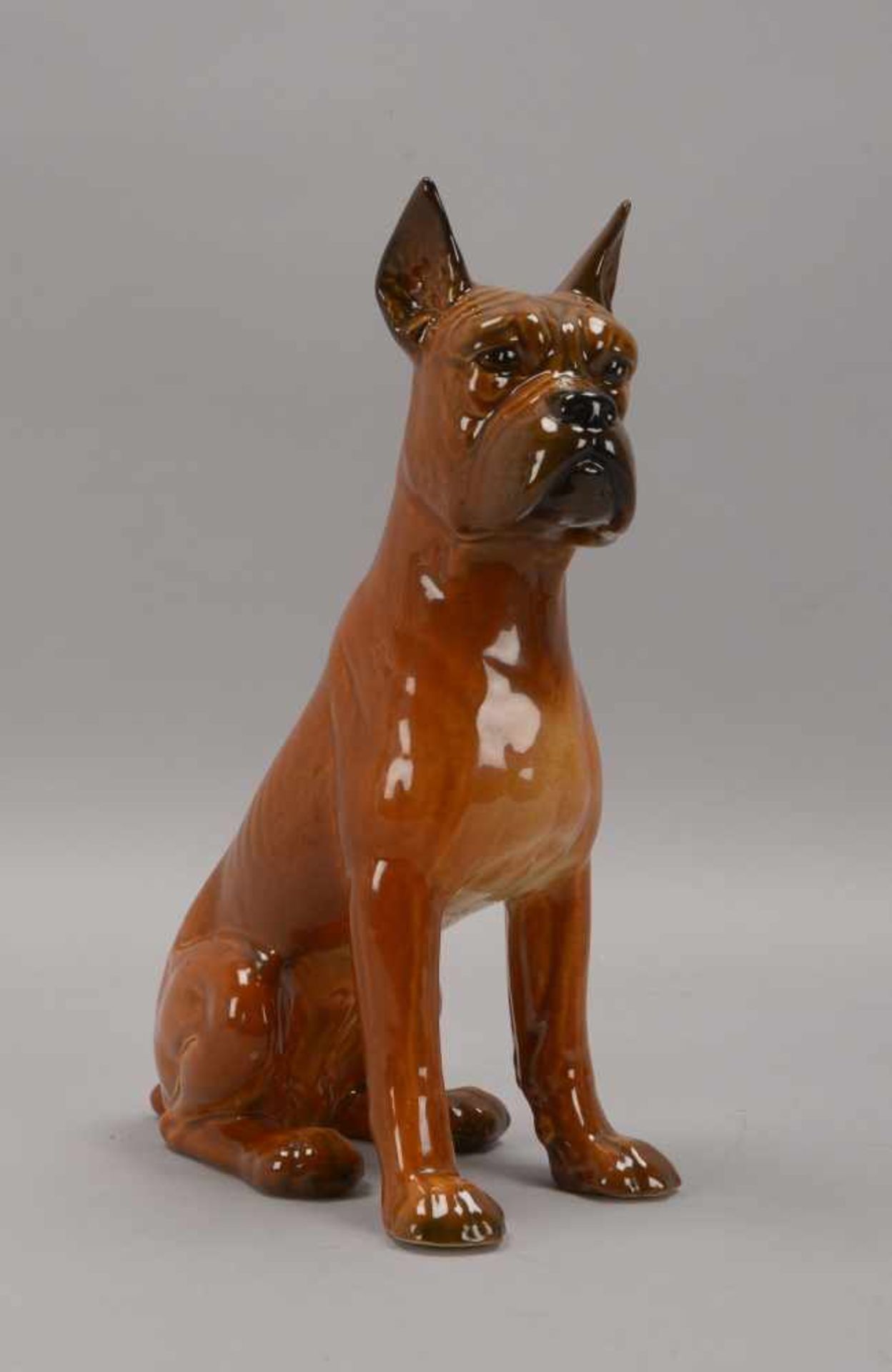 Goebel, Keramikfigur, 'Boxer'; Höhe 34 cm