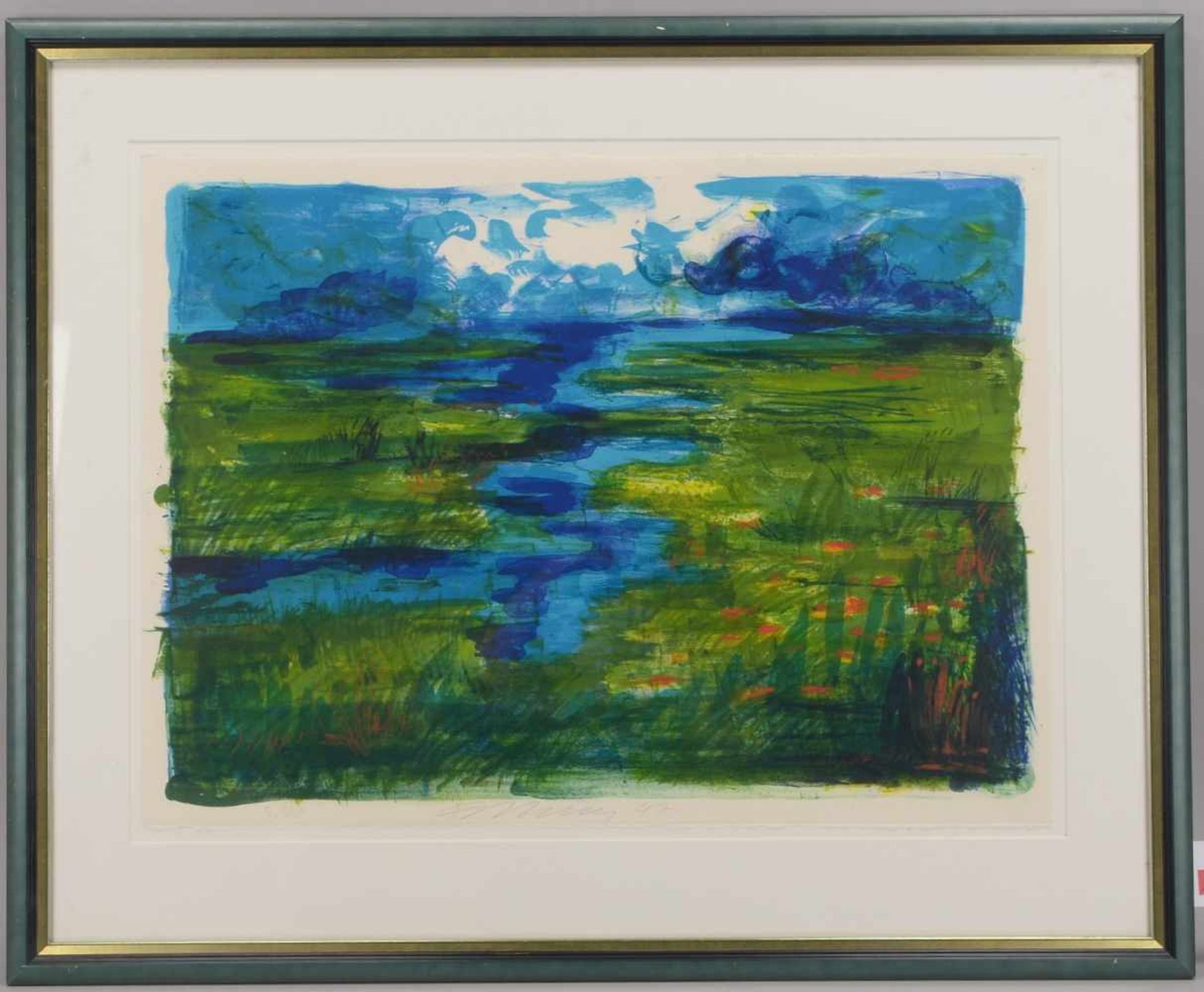 Fetting, Rainer (*1949 Wilhelmshaven, lebt in Berlin und New York), 'Nordische Landschaft',