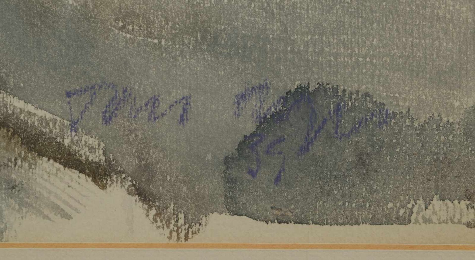 Hops, Tom (1906 - 1976), 'Küstenlandschaft', Aquarell, unten rechts signiert und datiert (19)'39', - Image 2 of 2