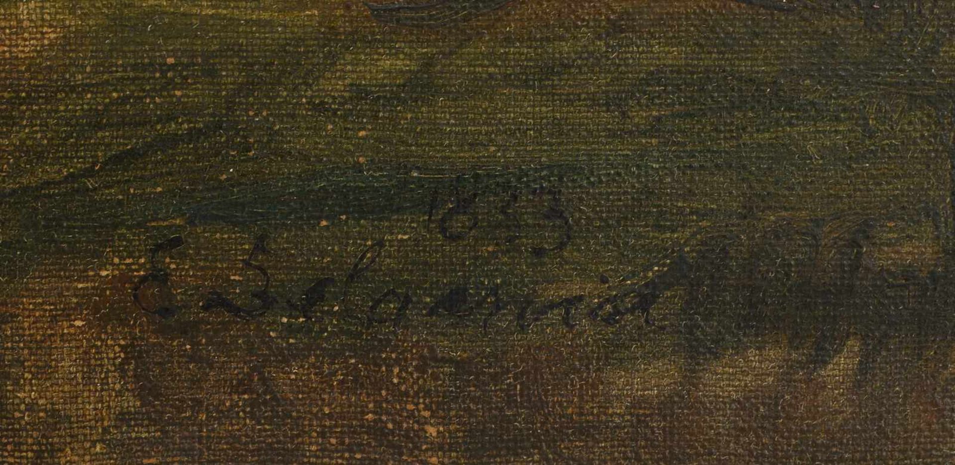 Gemälde, 'Marokko Fantasia', Öl/Lw, unten rechts (nicht eindeutig leserlich) signiert und datiert ' - Bild 2 aus 3