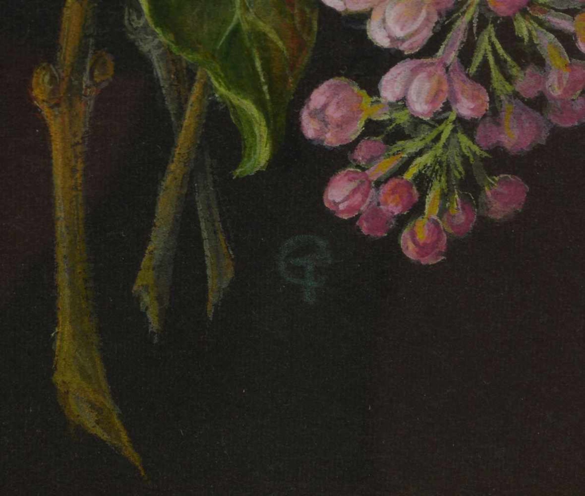 Lübke-Frank, Elisabeth, 2 Zeichnungen, 'Blumenarrangements', jeweils aquarelliert, monogrammiert, - Bild 2 aus 2