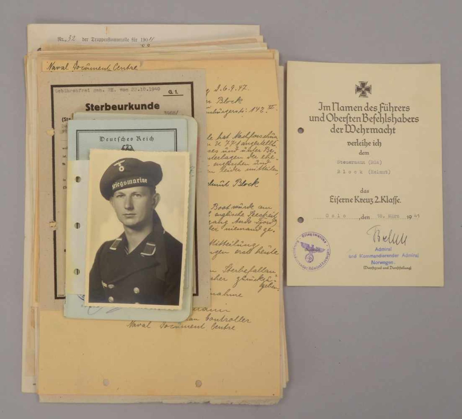 Kleines Konvolut 'III. Reich': 1 Schirmmütze für Offiziere der 'Luftwaffe', mit 'Adler'/'Schwinge' - Bild 6 aus 6