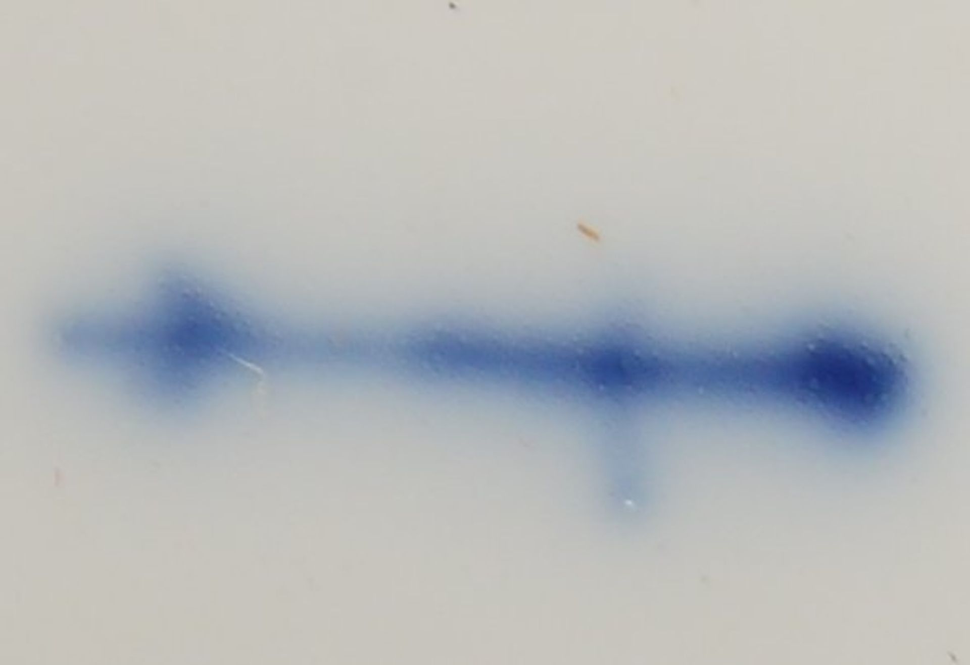 KPM Berlin, große Porzellan-Servierplatte, mit Zwiebelmuster; Maße 49 x 36,5 cm - Bild 2 aus 2