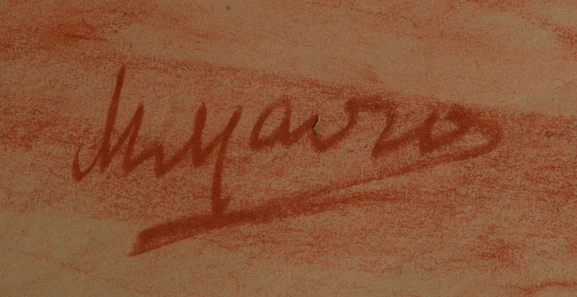 Mavro, Mania (1883 - 1969), Konvolut Rötelzeichnungen, 'Aktstudien', jeweils signiert, ungerahmt, - Bild 2 aus 2