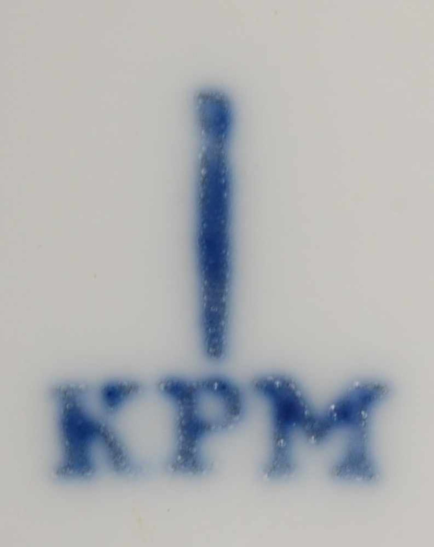 KPM (Carl Krister Porzellanfabrik Waldenburg/Biedersalzbrunn), Kaffeeservice, blau und - Bild 2 aus 2