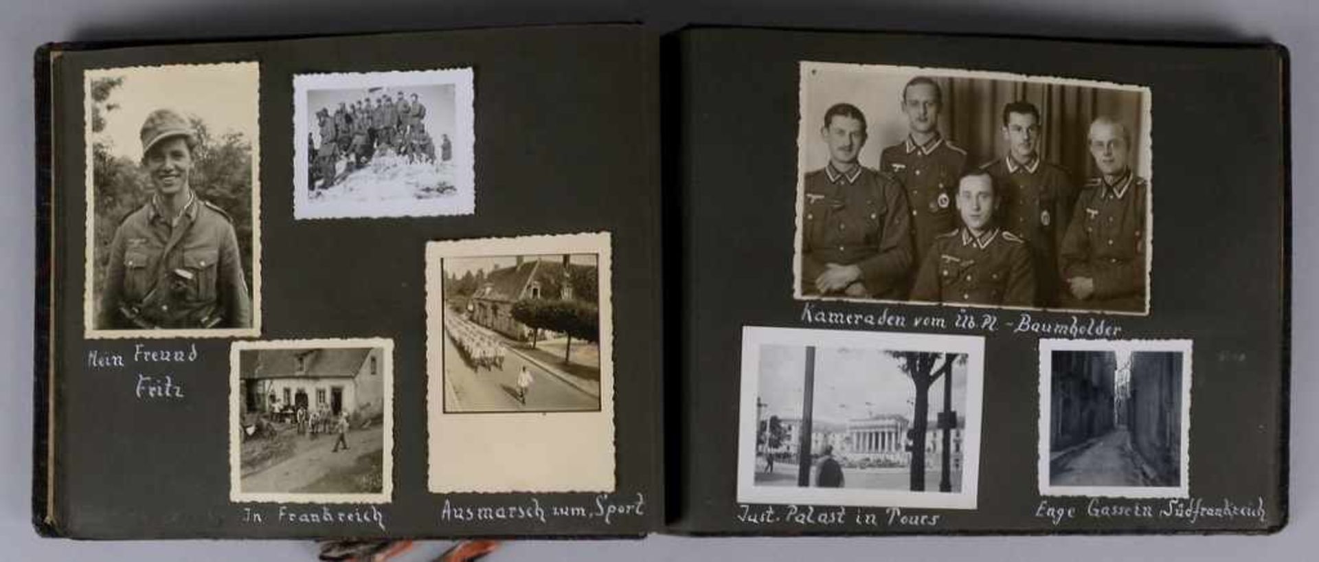 Fotografien, 'Kriegserinnerungen' (II. WK): viele Aufnahmen 'Frankreich', 'Italien', ' - Bild 2 aus 4