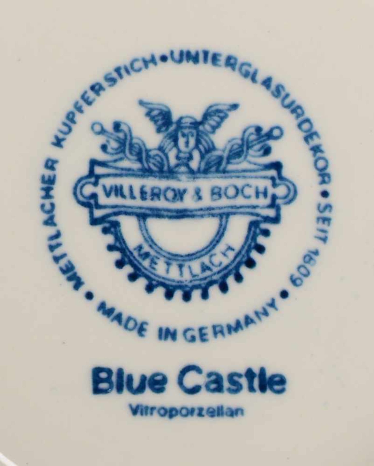 Villeroy & Boch, Kaffeeservice und Speiseservice, Dekor 'Blue Castle' in Unterglasurblau, komplett - Bild 2 aus 2