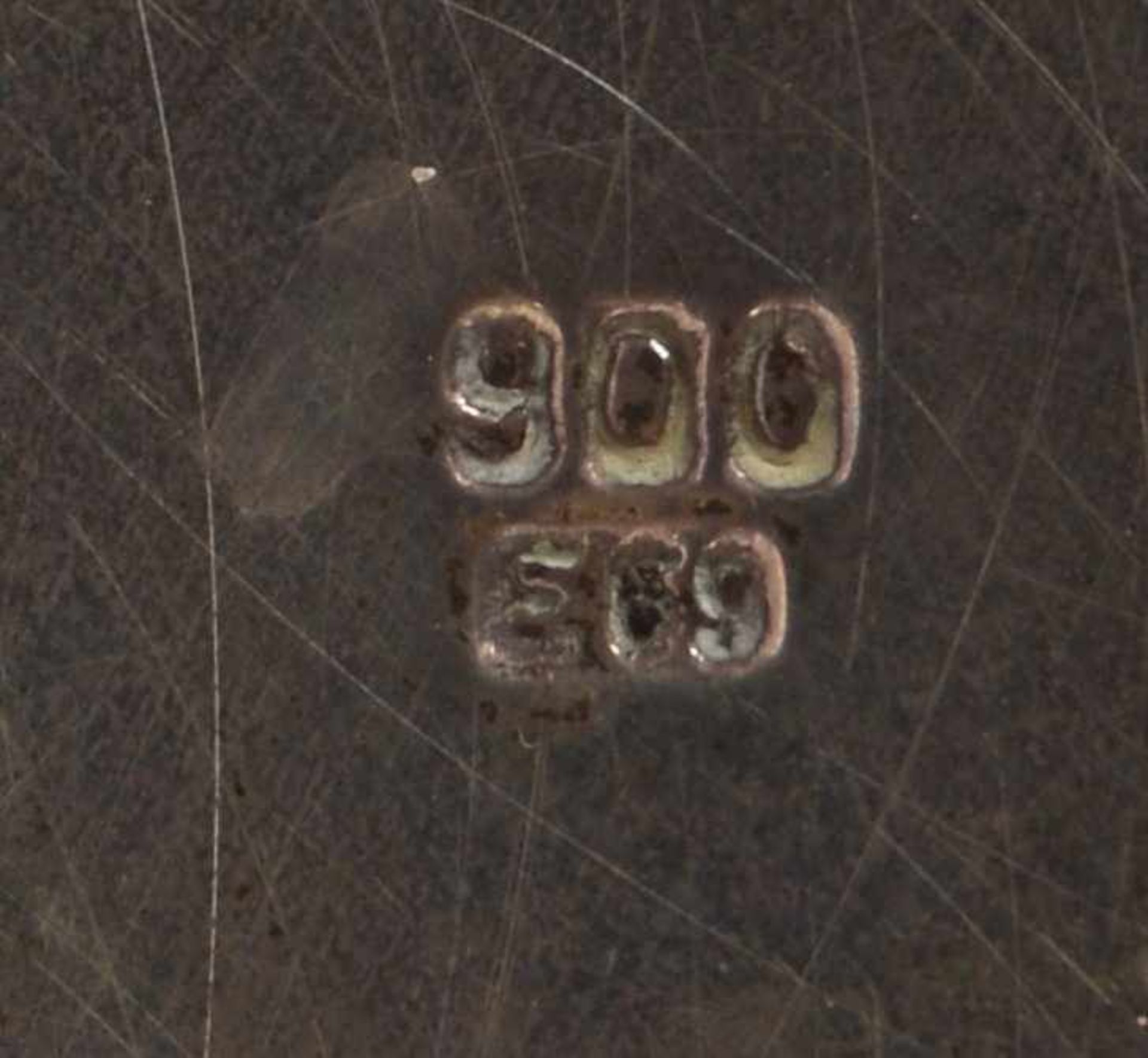 2 Deckeldosen, Konfitüre-Dosen/Pralinendosen, 900 Silber (punziert 'AG') godronierte Wandung, mit - Bild 2 aus 2