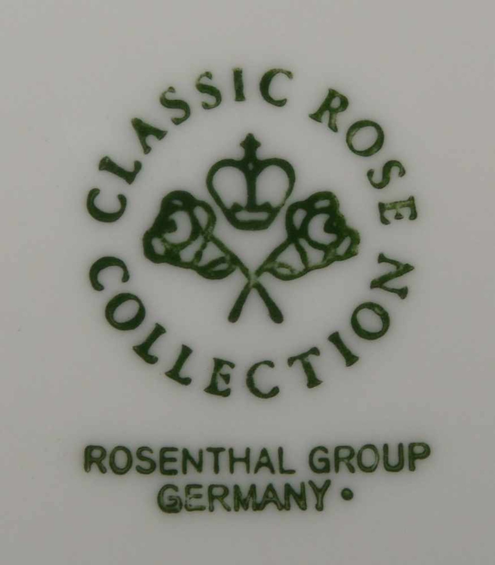 Rosenthal, Speiseporzellan, 'Classic Rose Collection', umfassend: 14x Speiseteller, 16x - Bild 2 aus 2