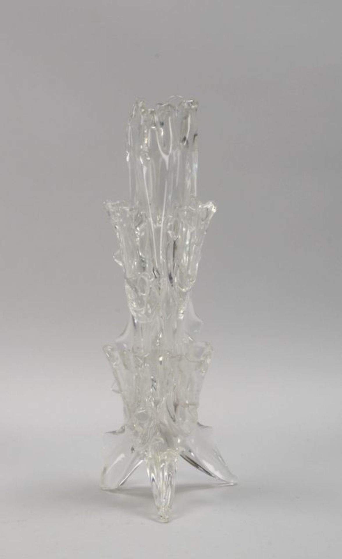Tulpenvase, Klarglas; Höhe 45 cm - Bild 2 aus 2