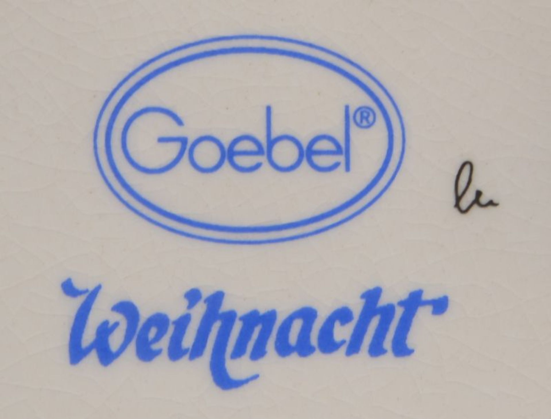 Goebel, Konvolut großer Weihnachtsfiguren, Porzellan, 4 Stück: 1x 'Jahresengel 2000', 'Engel mit - Bild 3 aus 3