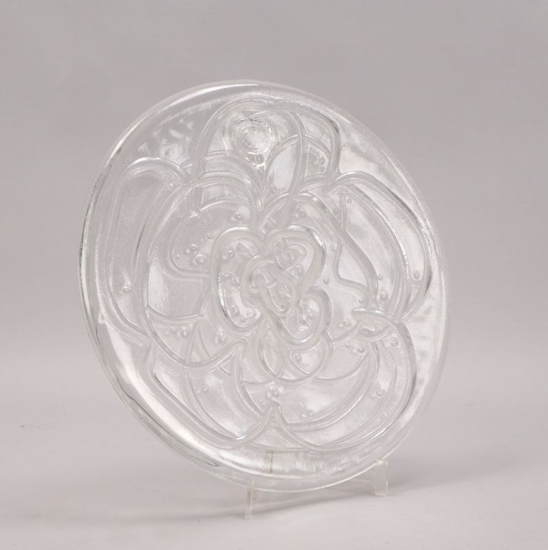 Rosenthal, Glas-'Jahresteller', Edition '1974', Auflage-Nr. '736/1.000', signiert und nummeriert, - Bild 4 aus 4