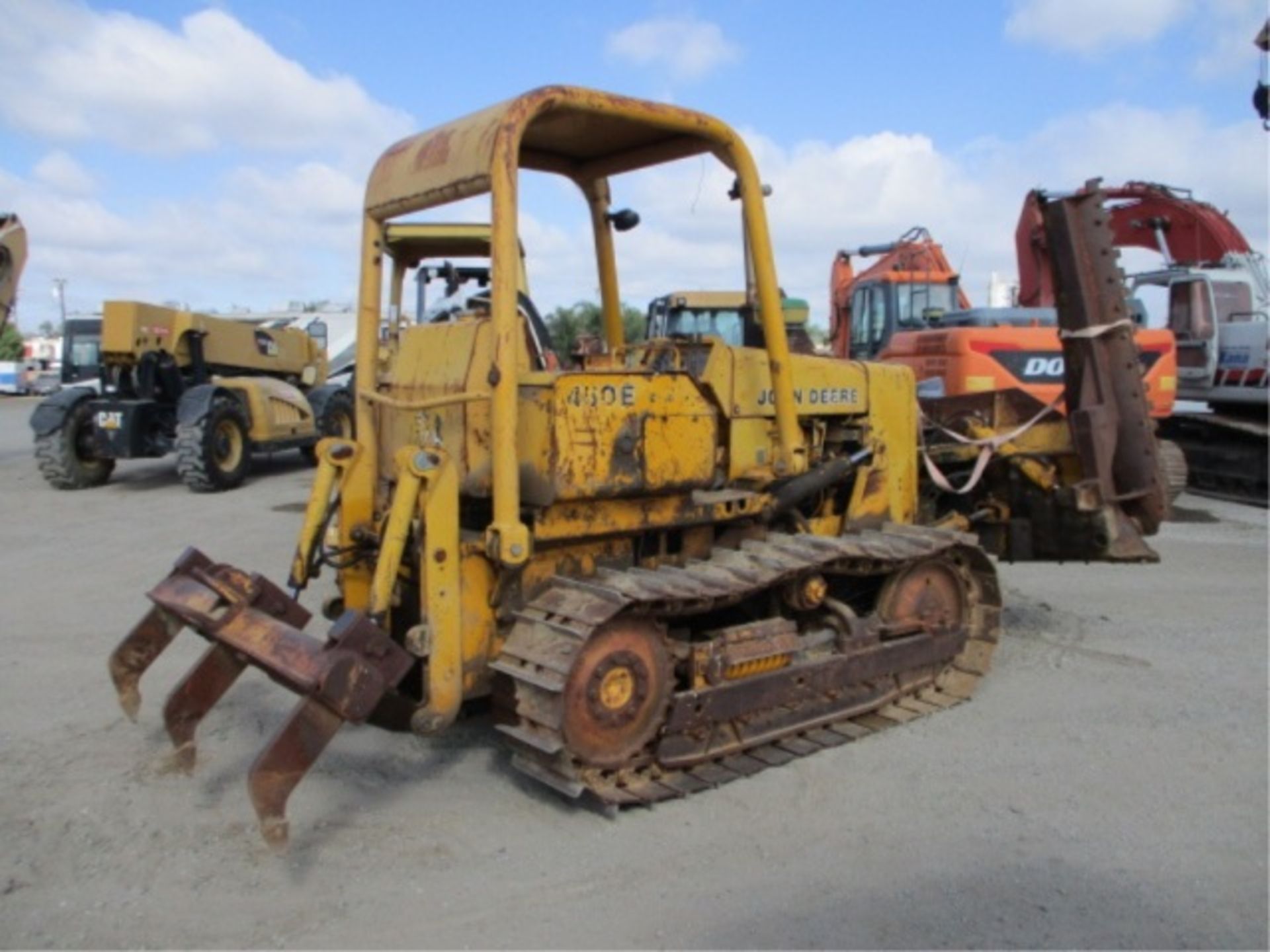 John Deere 450E Crawler Dozer, John Deere Diesel, 6-Way Blade, Dual Slope Boards, M/S Rear Ripper, - Image 9 of 33