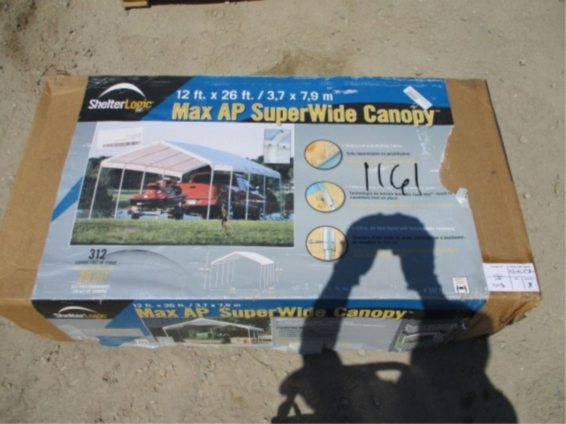 17' x 26' Shelter Logic Max AP Superwide Canopy - Image 8 of 9