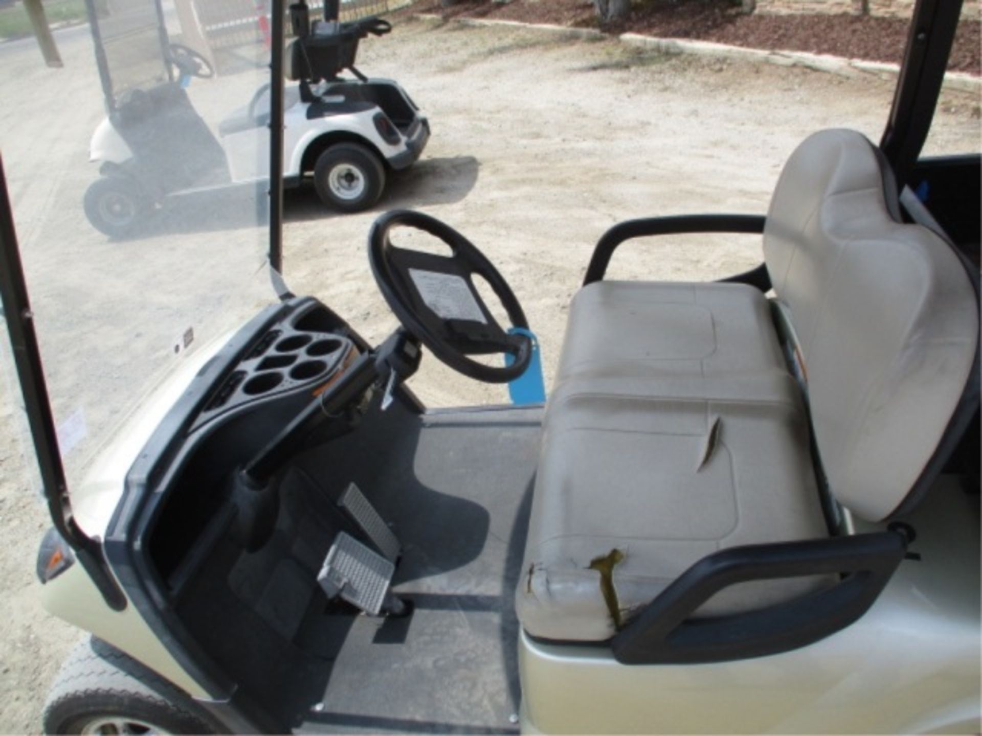 Yamaha Utility Golf Cart, Electric, Rear Metal Bed, Canopy, Includes Charger, S/N: JW1-F423610 - Image 14 of 24