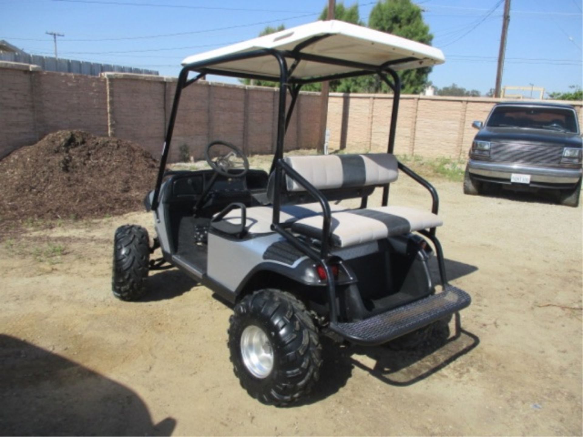 EzGo Golf Cart, 2017 Predator 670cc Gas Engine, Lift Kit, Custom Roll-Cage W/Canopy, S/N: 912224 - Image 12 of 39