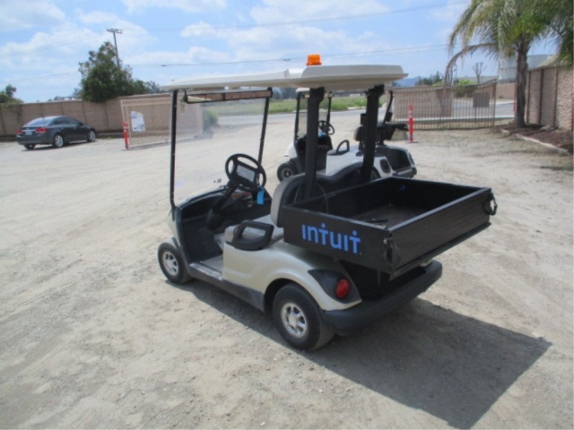 Yamaha Utility Golf Cart, Electric, Rear Metal Bed, Canopy, Includes Charger, S/N: JW1-F423610 - Image 10 of 24