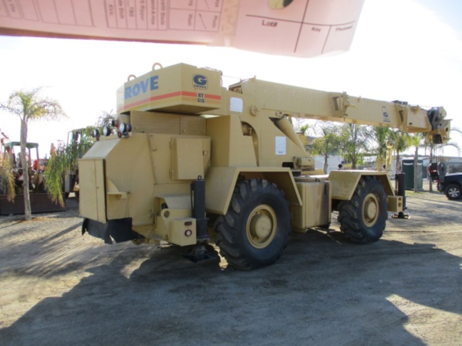 Grove RT515 Rough Terrain Crane, 4x4, 18-Ton Capacity, Detroit Diesel, 3-Speed, 4-Wheel Steer, - Image 9 of 48