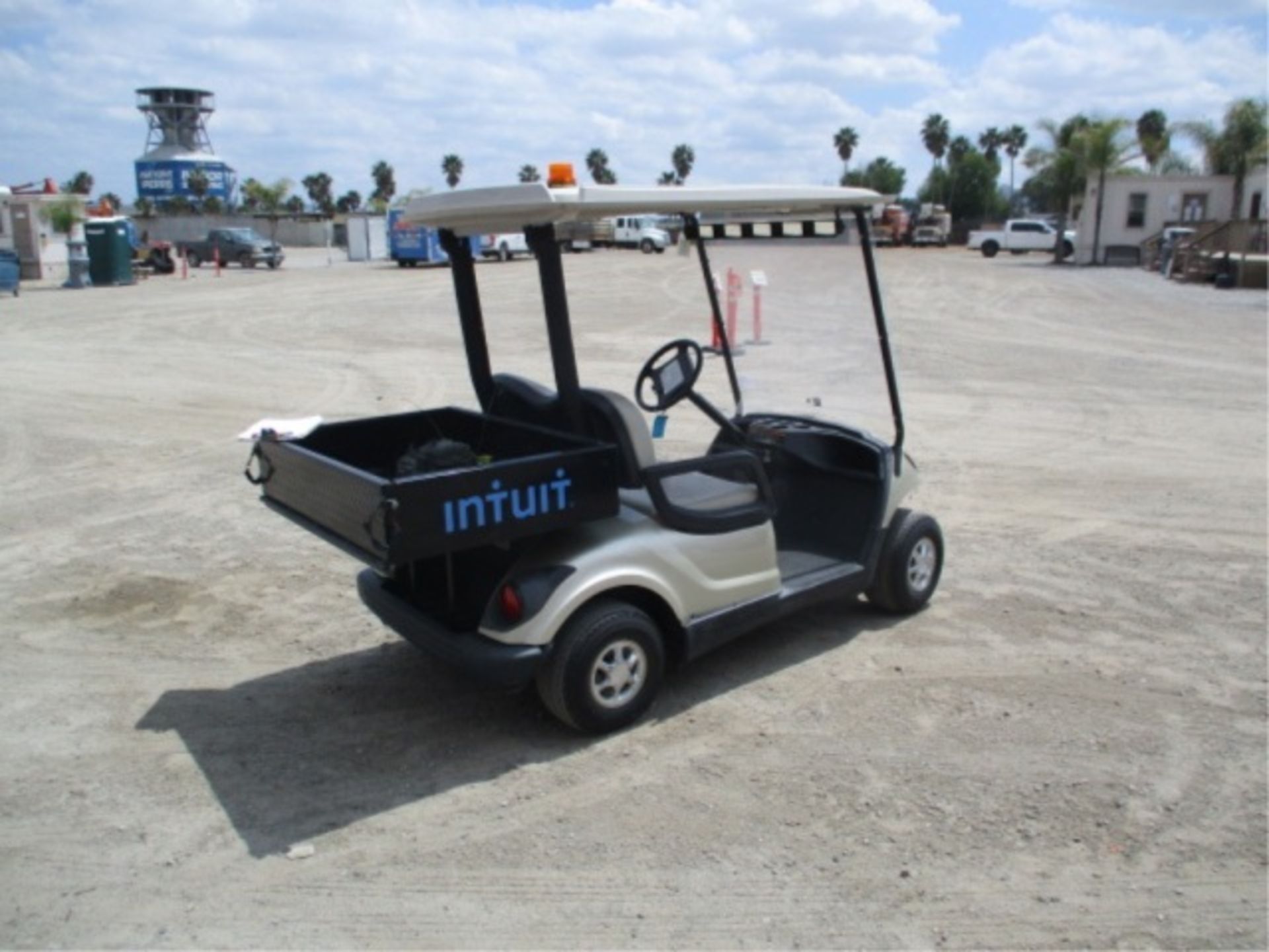 Yamaha Utility Golf Cart, Electric, Rear Metal Bed, Canopy, Includes Charger, S/N: JW1-F423610 - Image 7 of 24