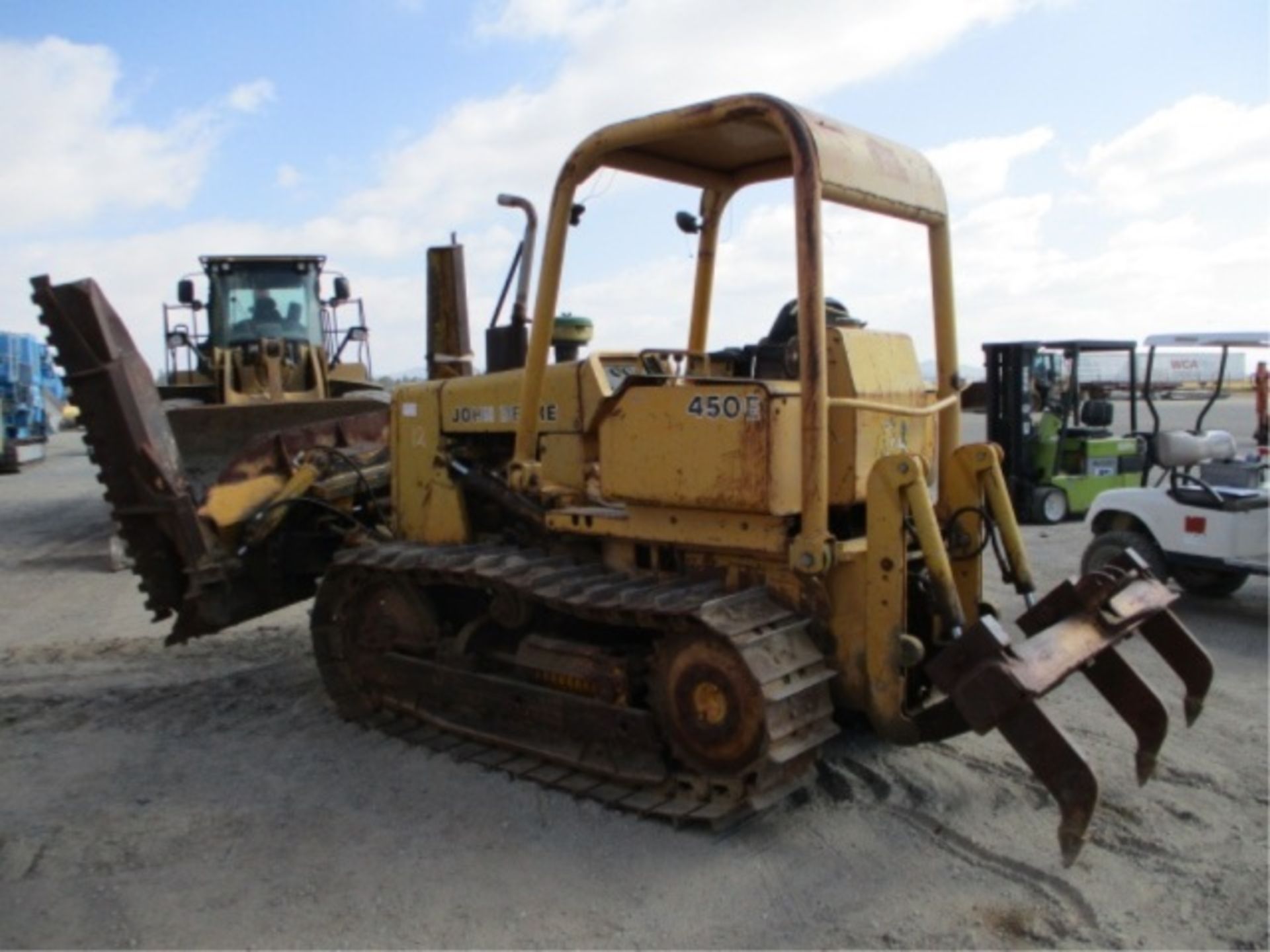 John Deere 450E Crawler Dozer, John Deere Diesel, 6-Way Blade, Dual Slope Boards, M/S Rear Ripper, - Image 11 of 33