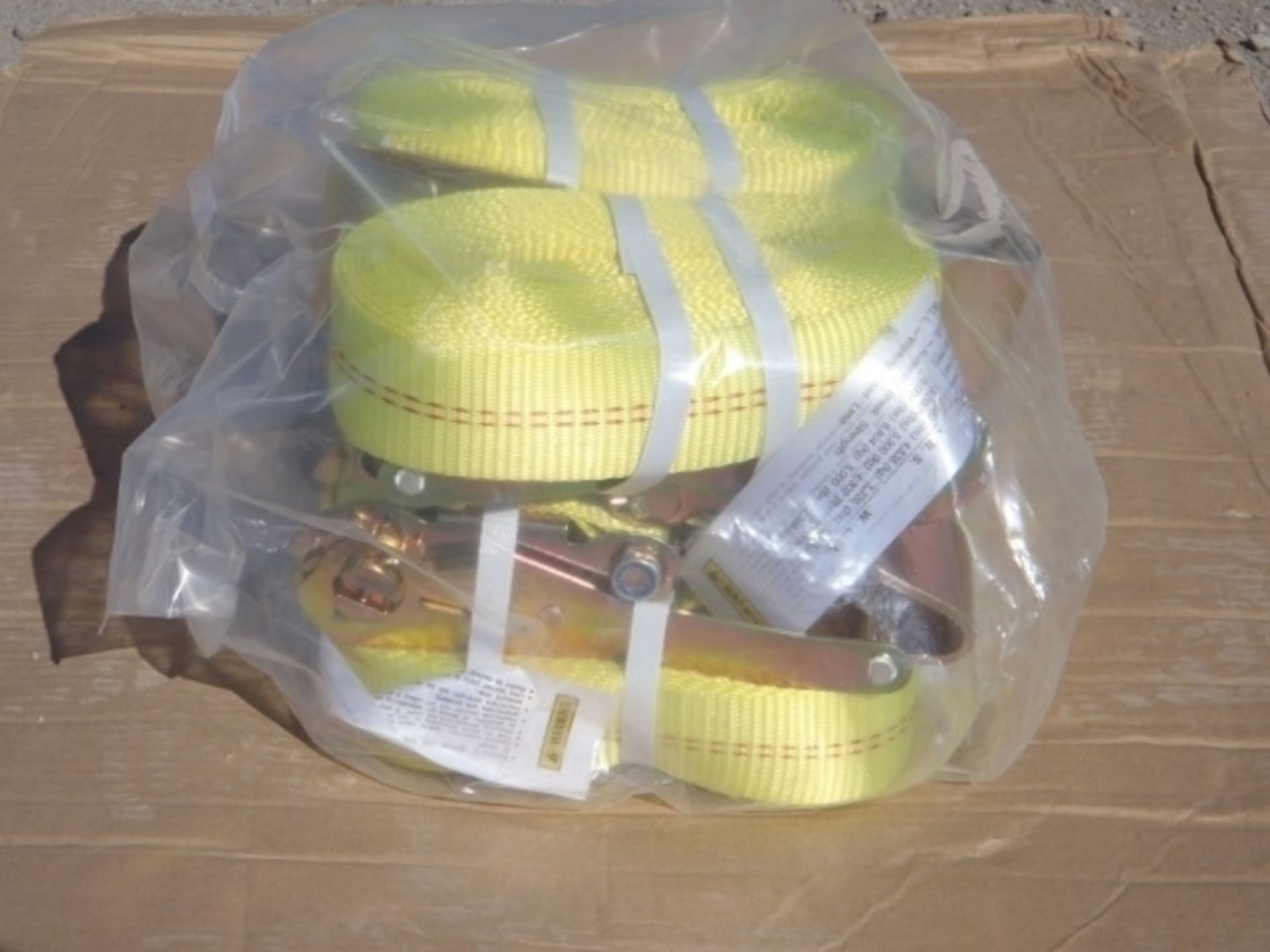 (4) Unused 10,000# Ratchet Cargo Straps - Image 3 of 3