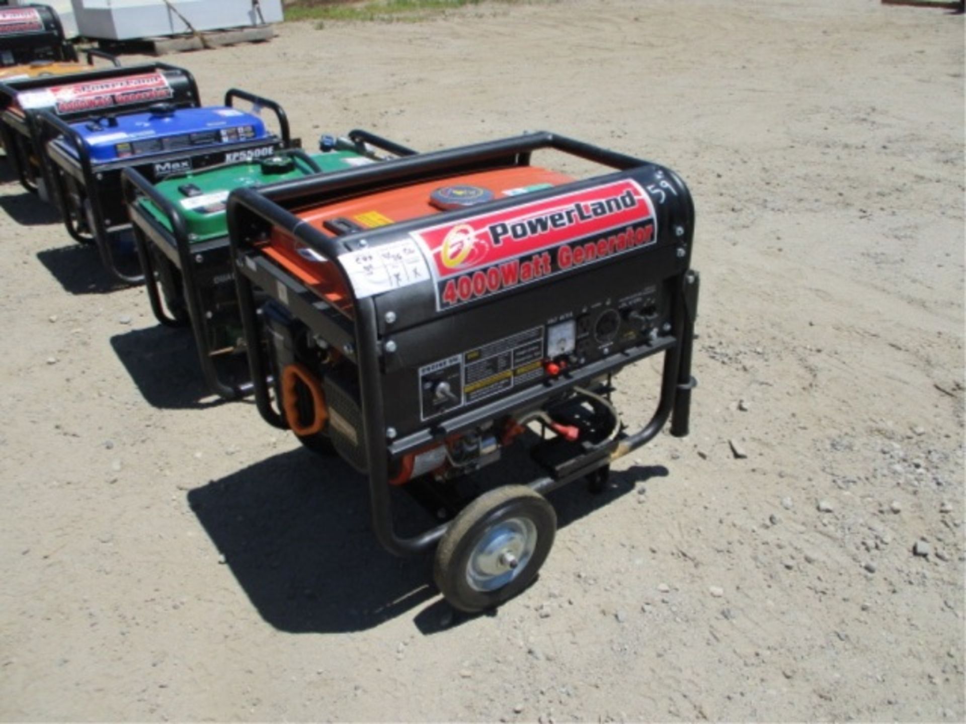 Powerland 4,000 Watt 6.5hp Gas Generator - Image 3 of 6