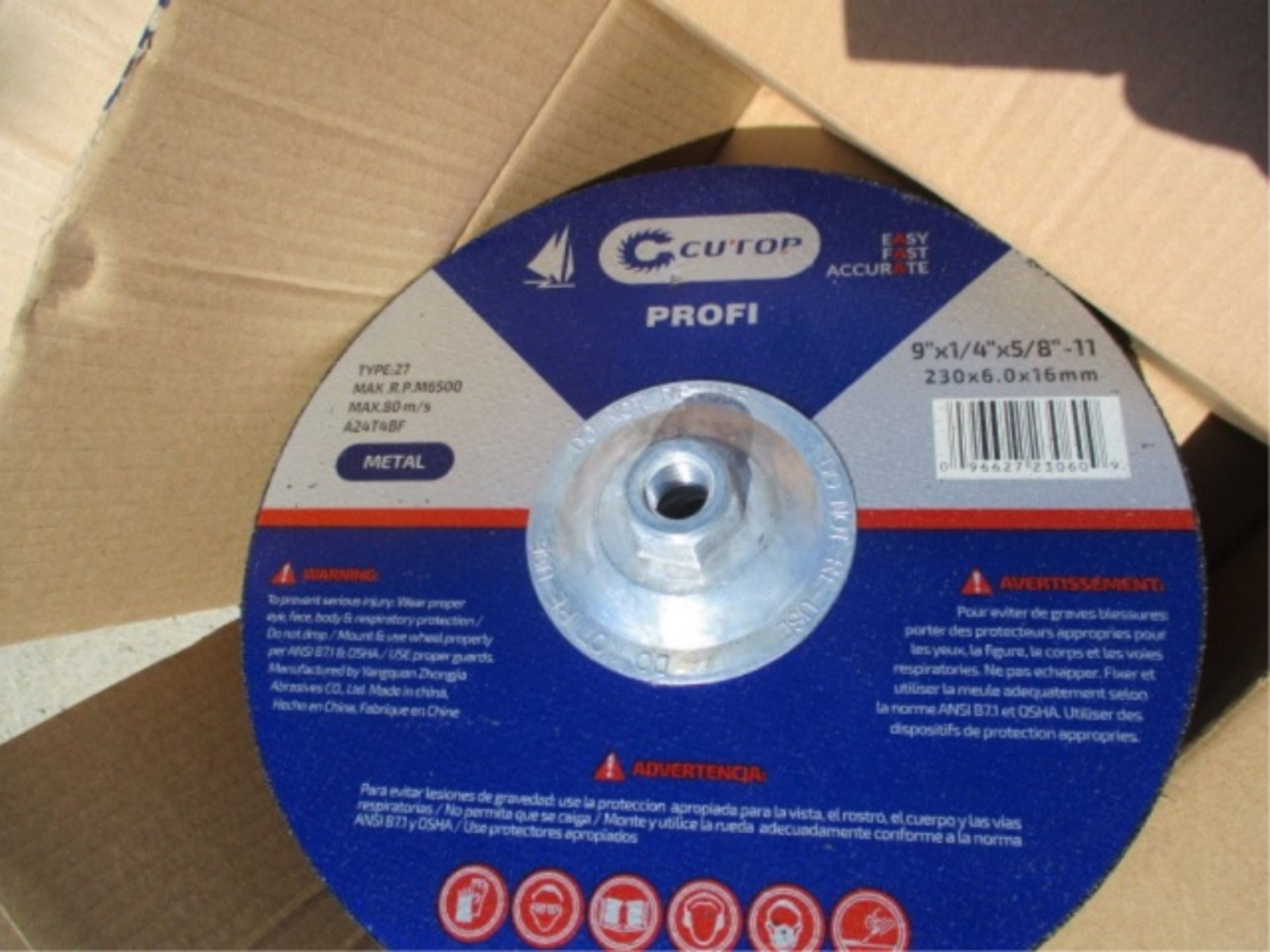 Lot Of Cuttop Metal Grinding Discs - Image 10 of 12