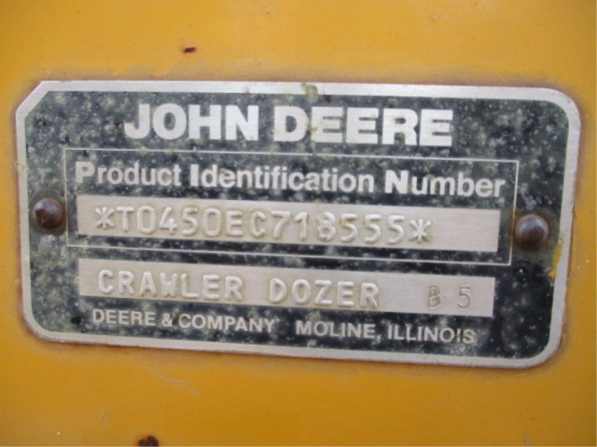 John Deere 450E Crawler Dozer, John Deere Diesel, 6-Way Blade, Dual Slope Boards, M/S Rear Ripper, - Image 28 of 33